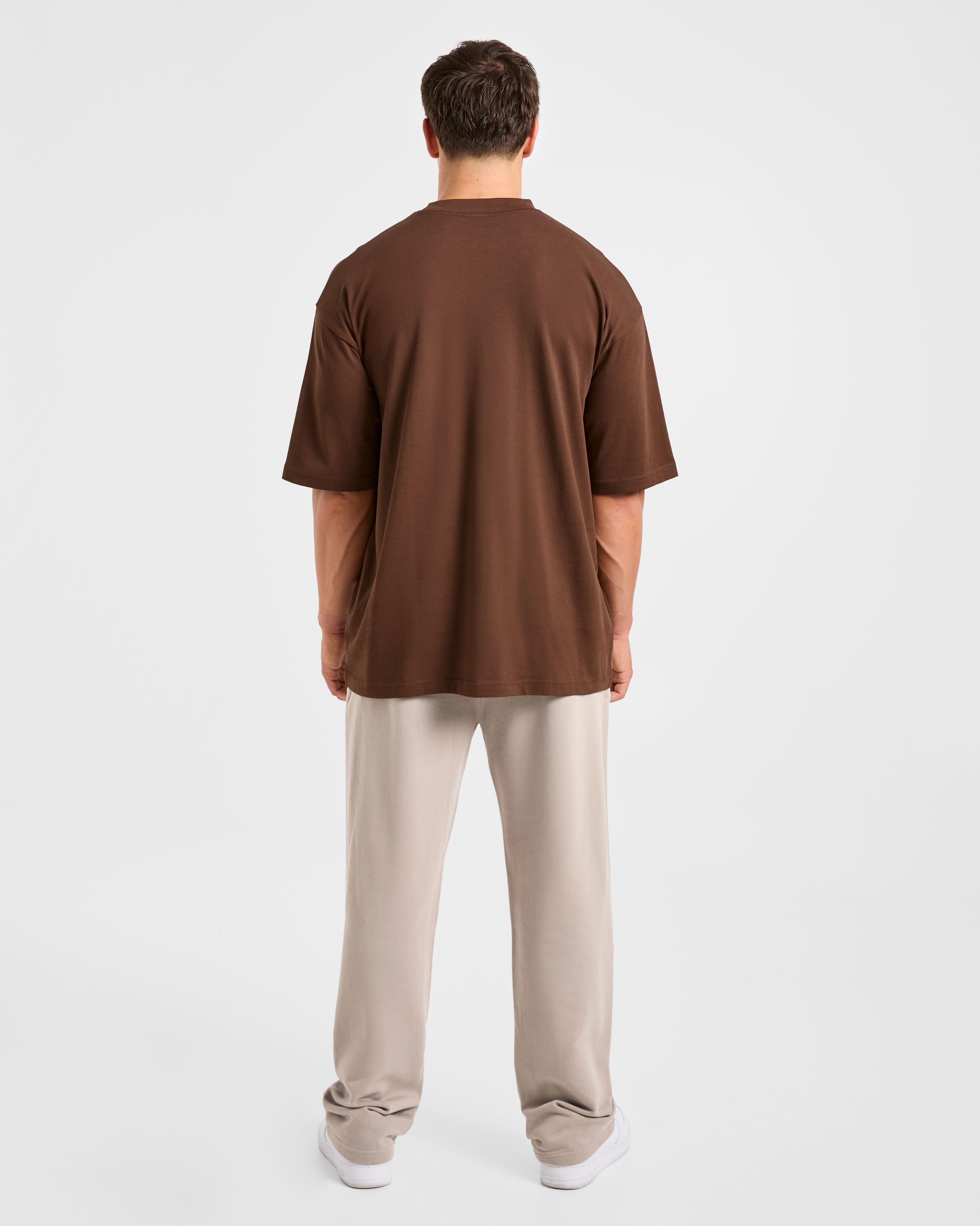Craft Oversized T Shirt - Brown