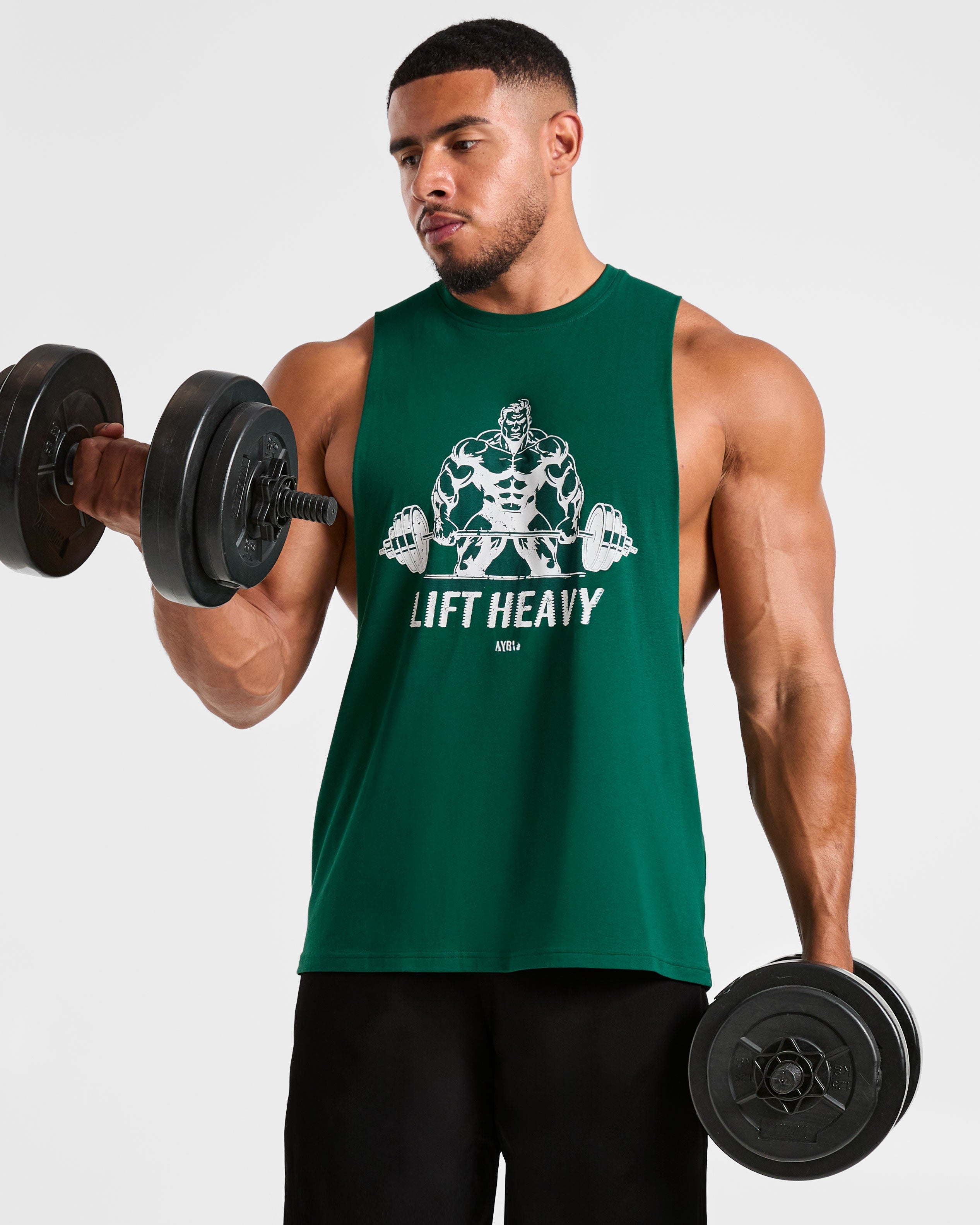 Lift Heavy Tank - Forest Green