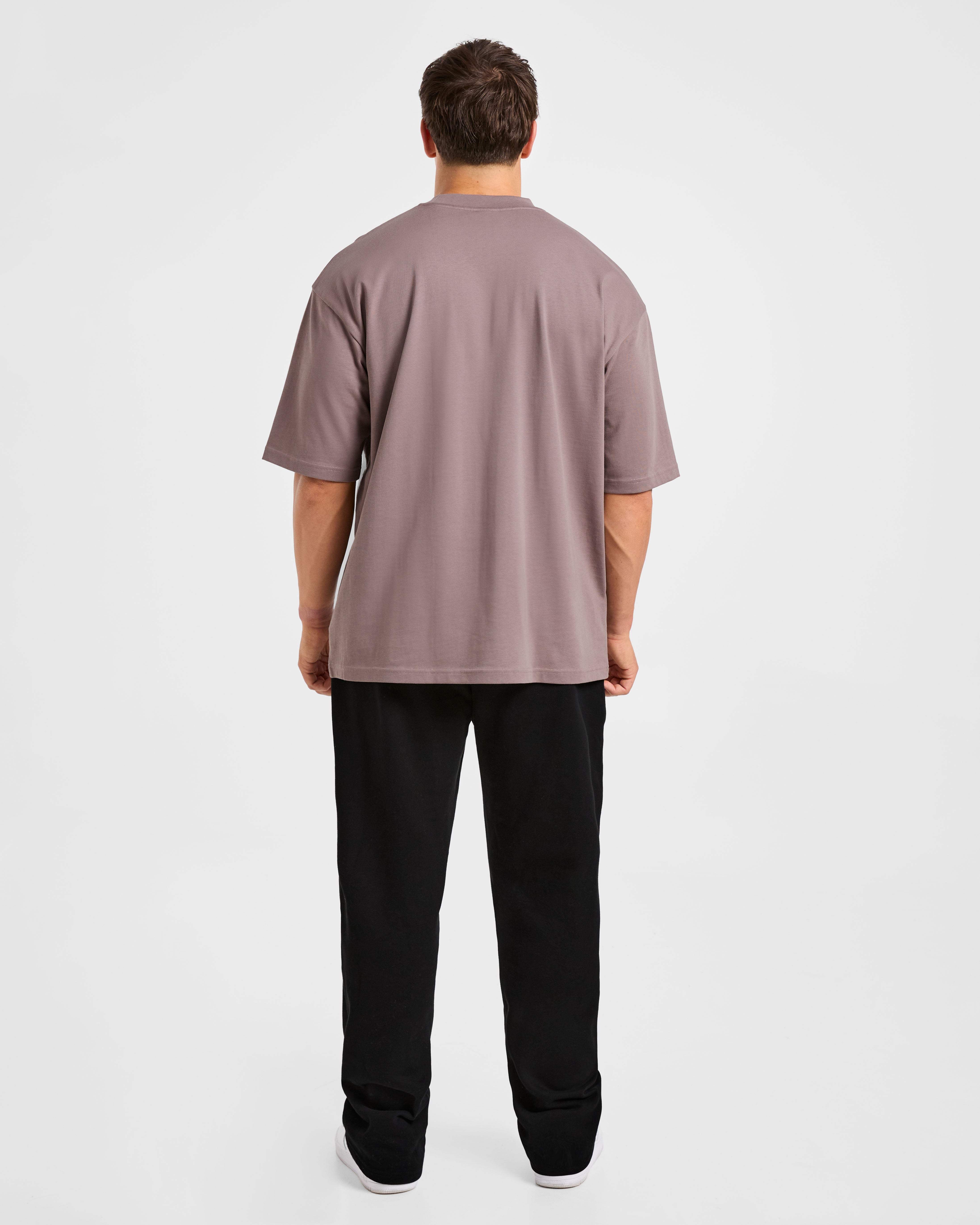 Craft Oversized T Shirt - Muted Plum