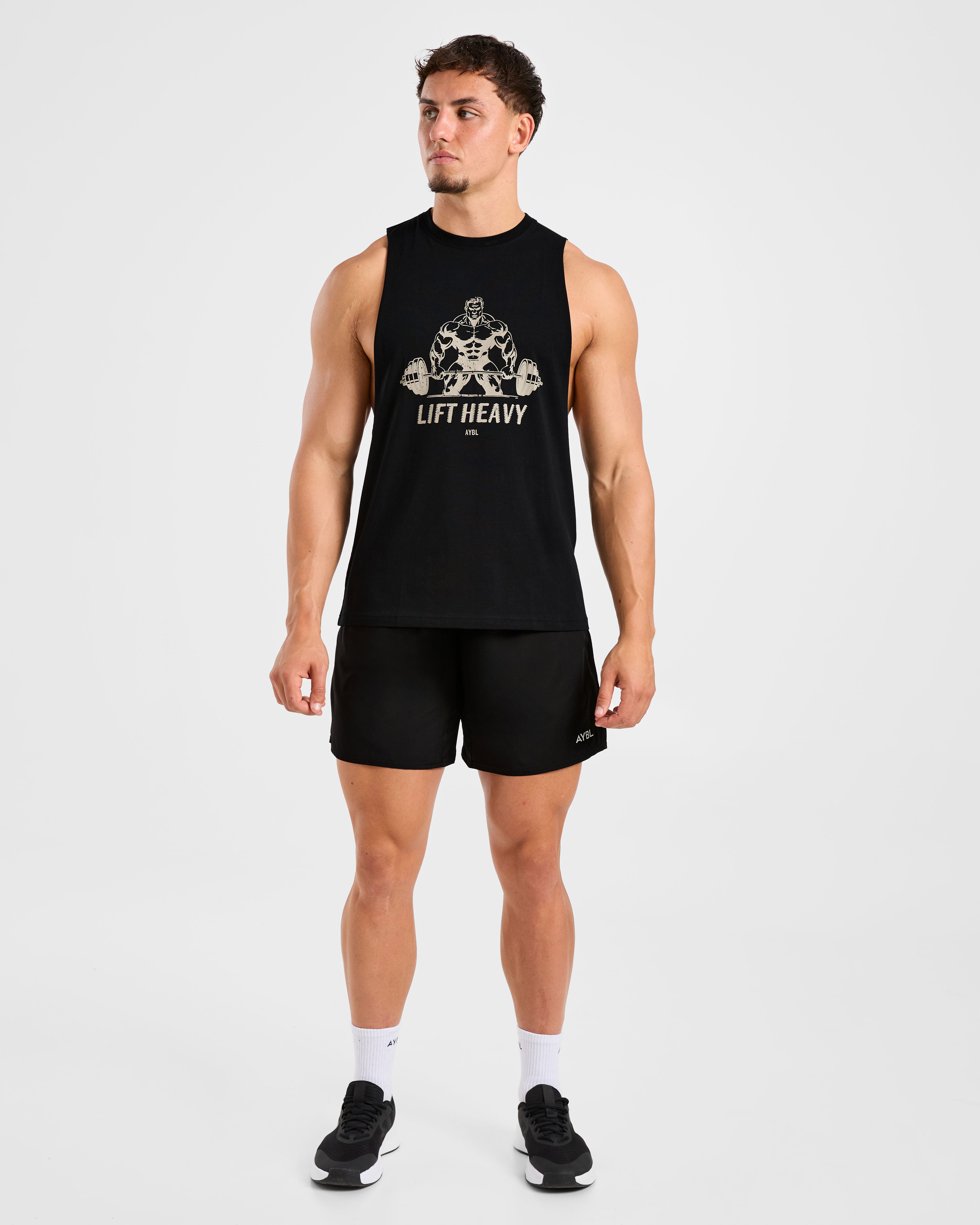 Lift Heavy Tank - Black/Off White