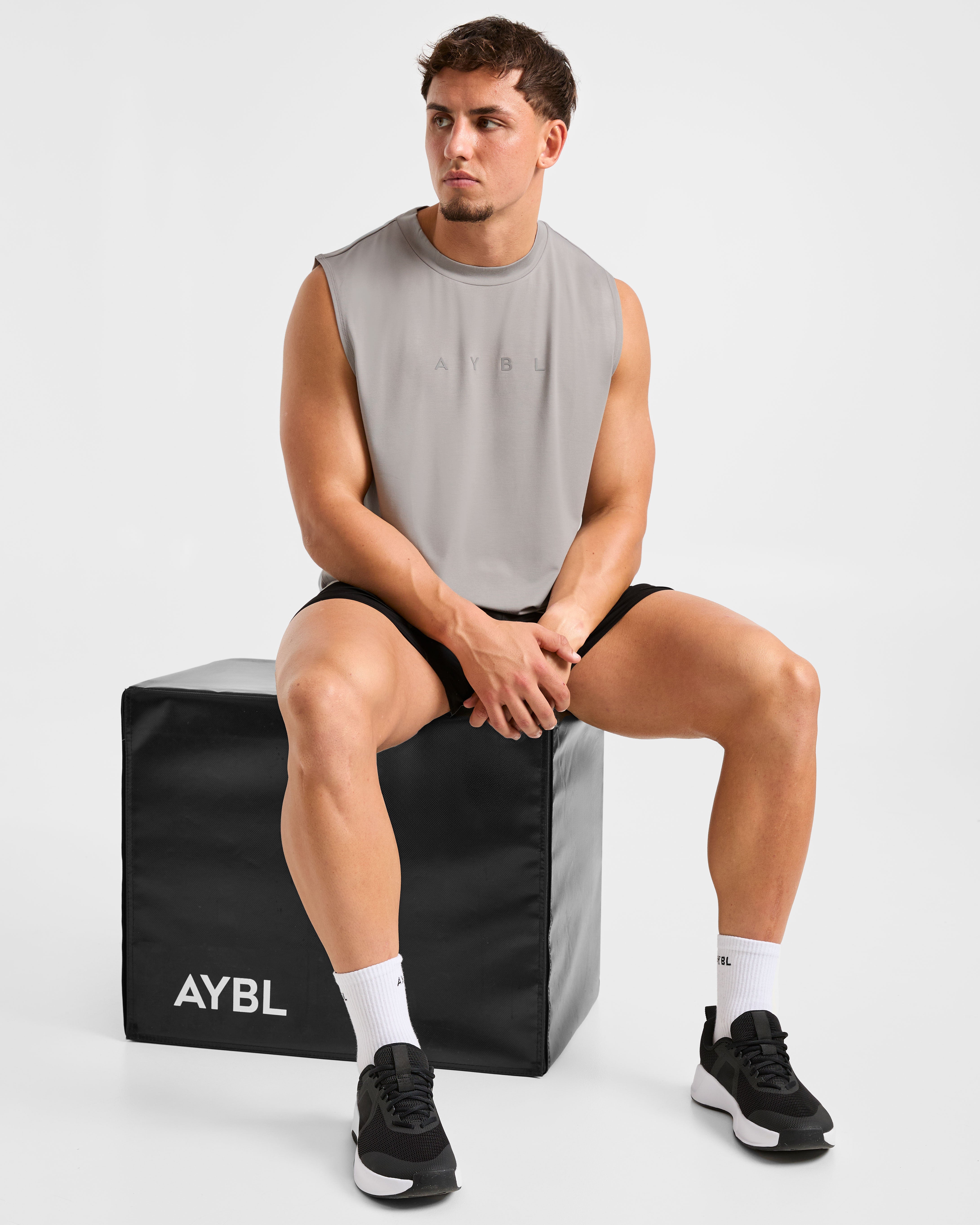 Reinforce Training Tank - Clay Grey