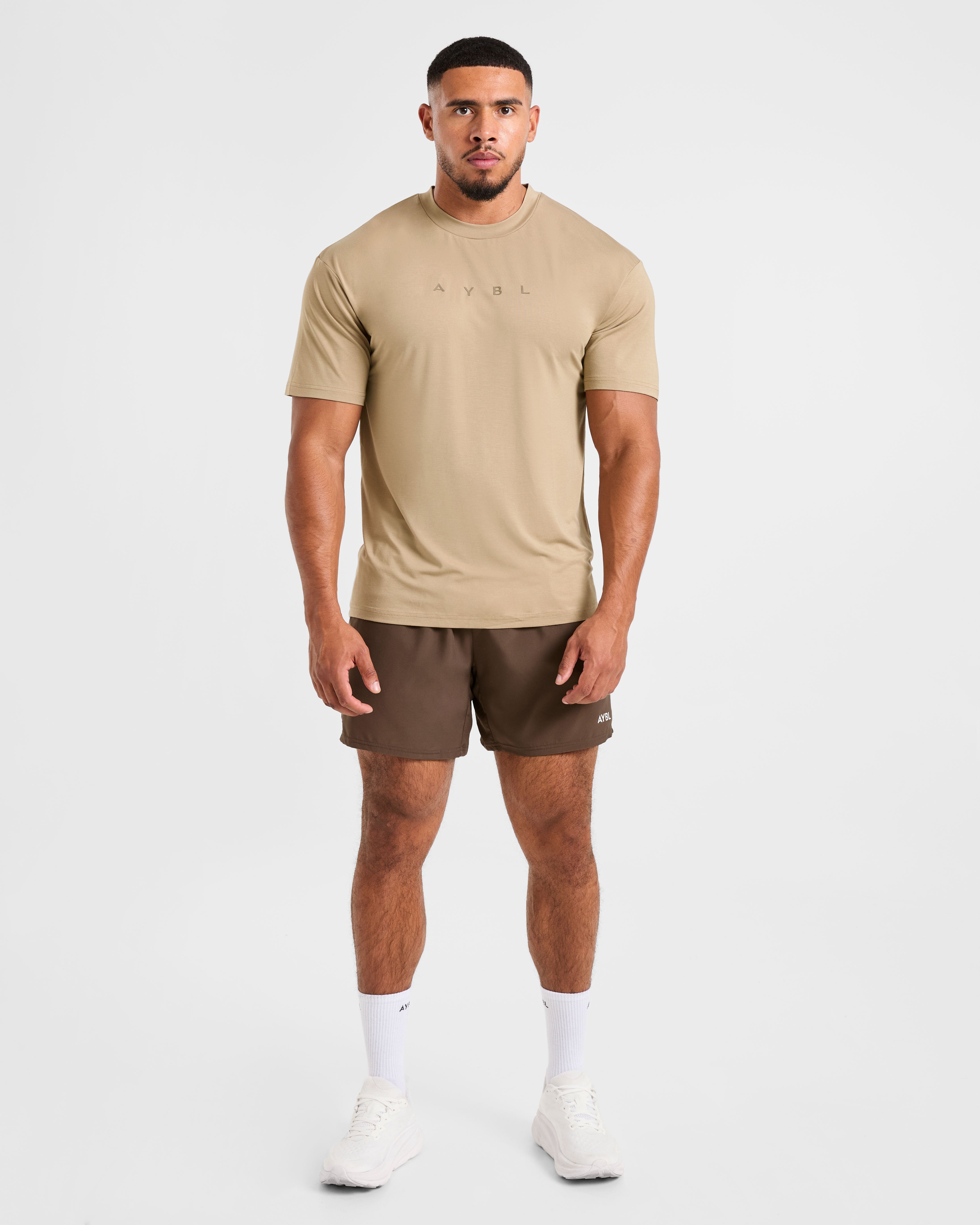 Reinforce Training T Shirt - Tawny Brown