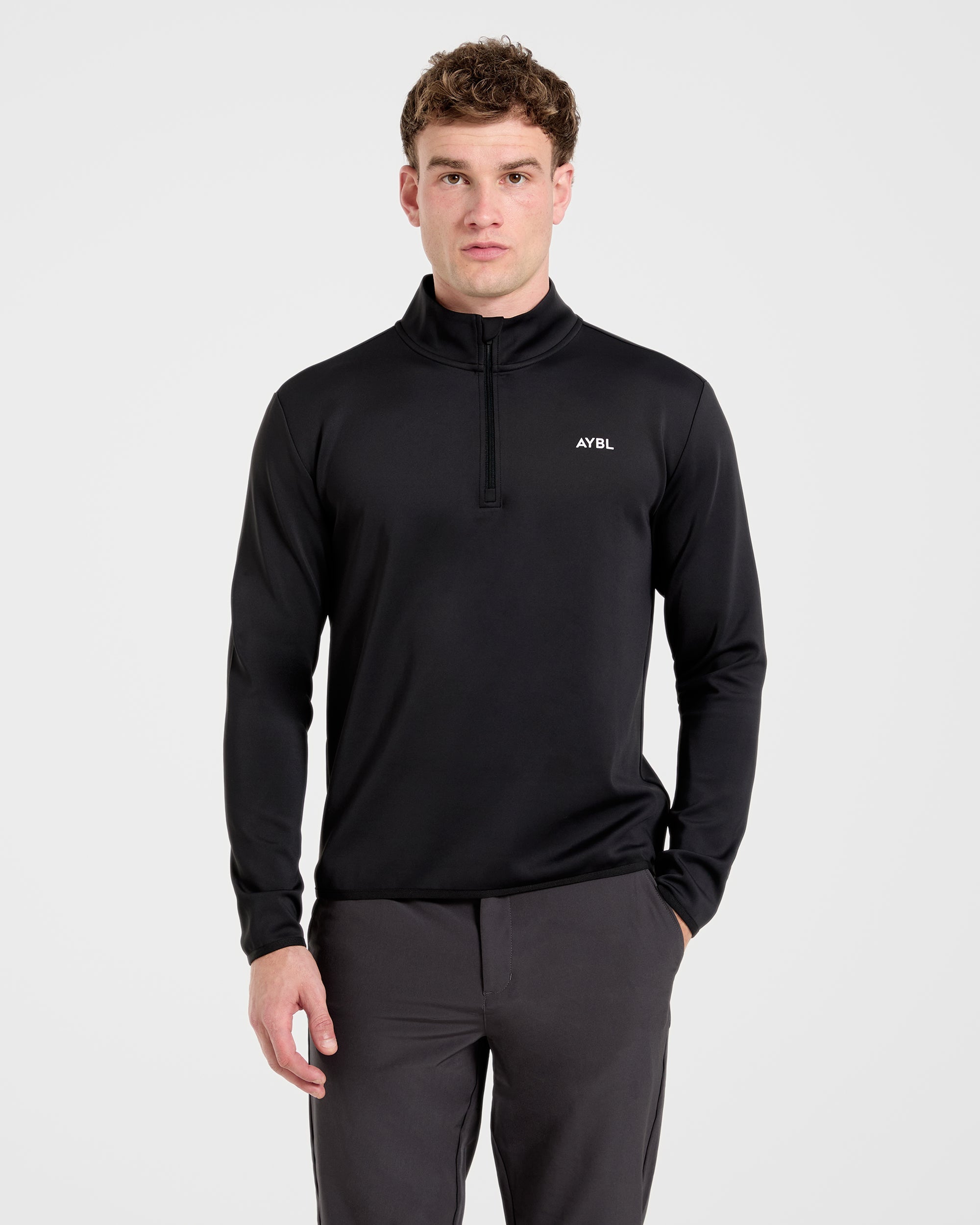 Precision 1/4 Zip Pullover - Black