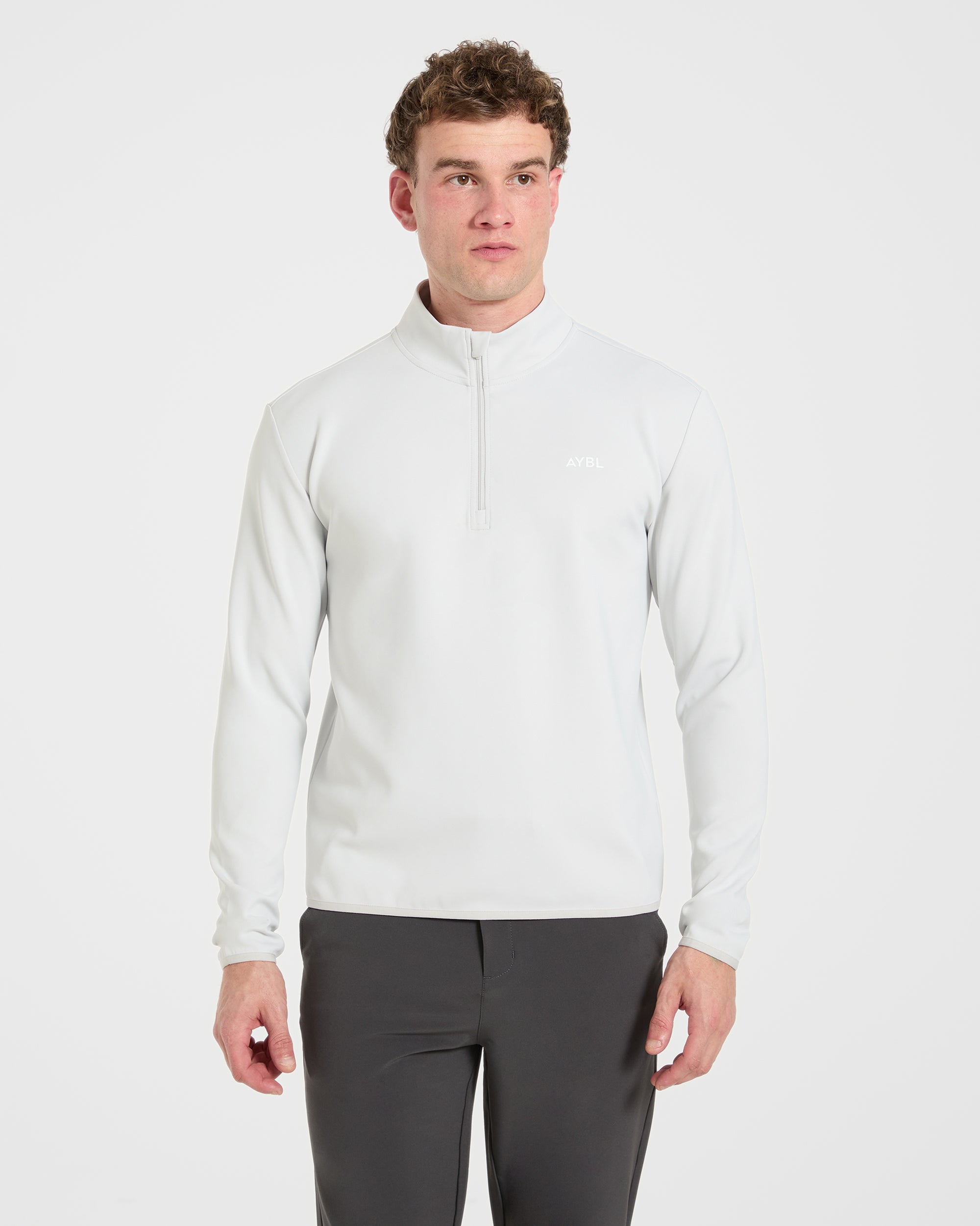 Precision 1/4 Zip Pullover - Ice Grey