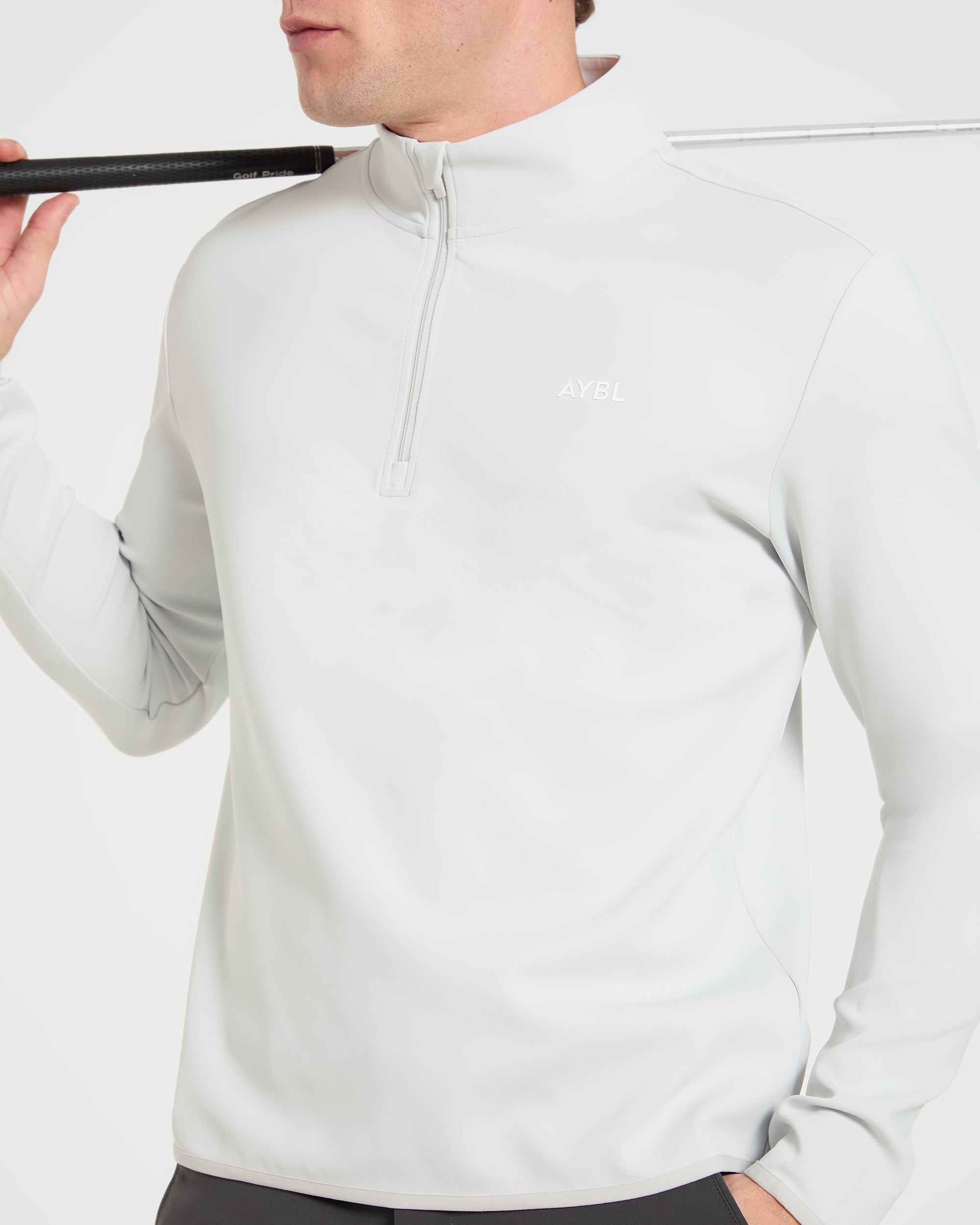 Precision 1/4 Zip Pullover - Ice Grey