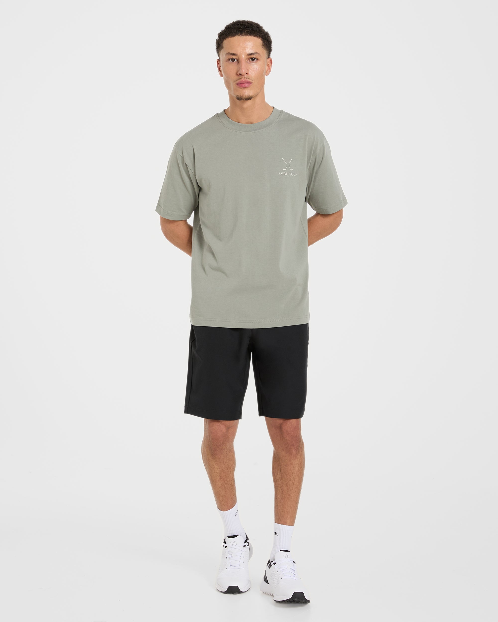 AYBL Golf T Shirt - Washed Olive