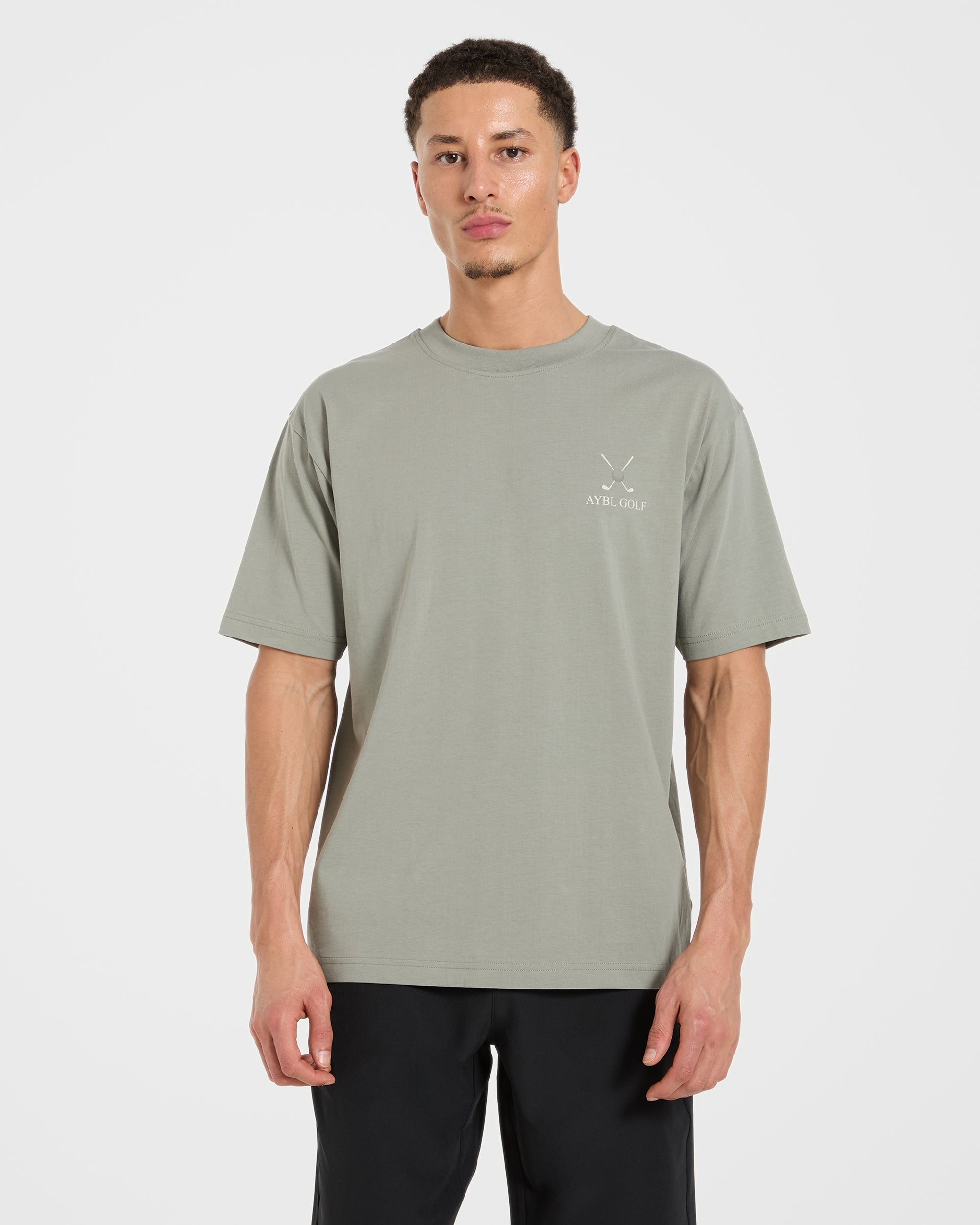 AYBL Golf T Shirt - Washed Olive