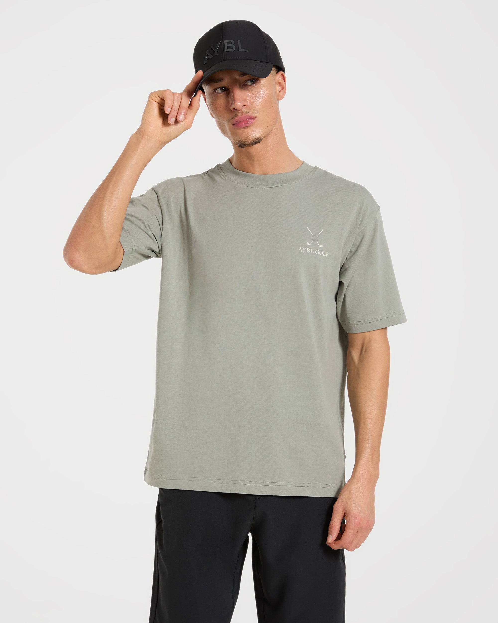 AYBL Golf T Shirt - Washed Olive