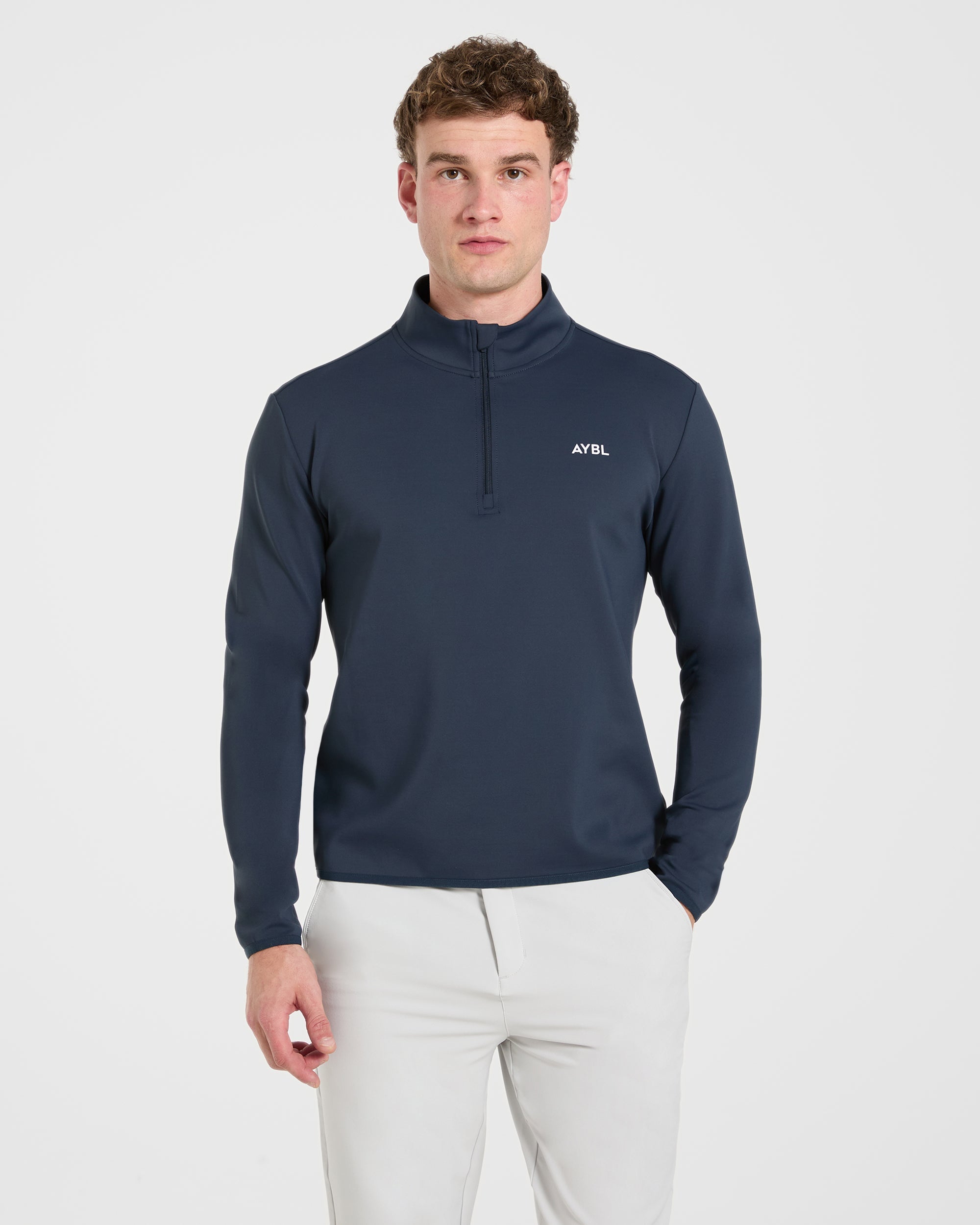 Precision 1/4 Zip Pullover - Navy Blue