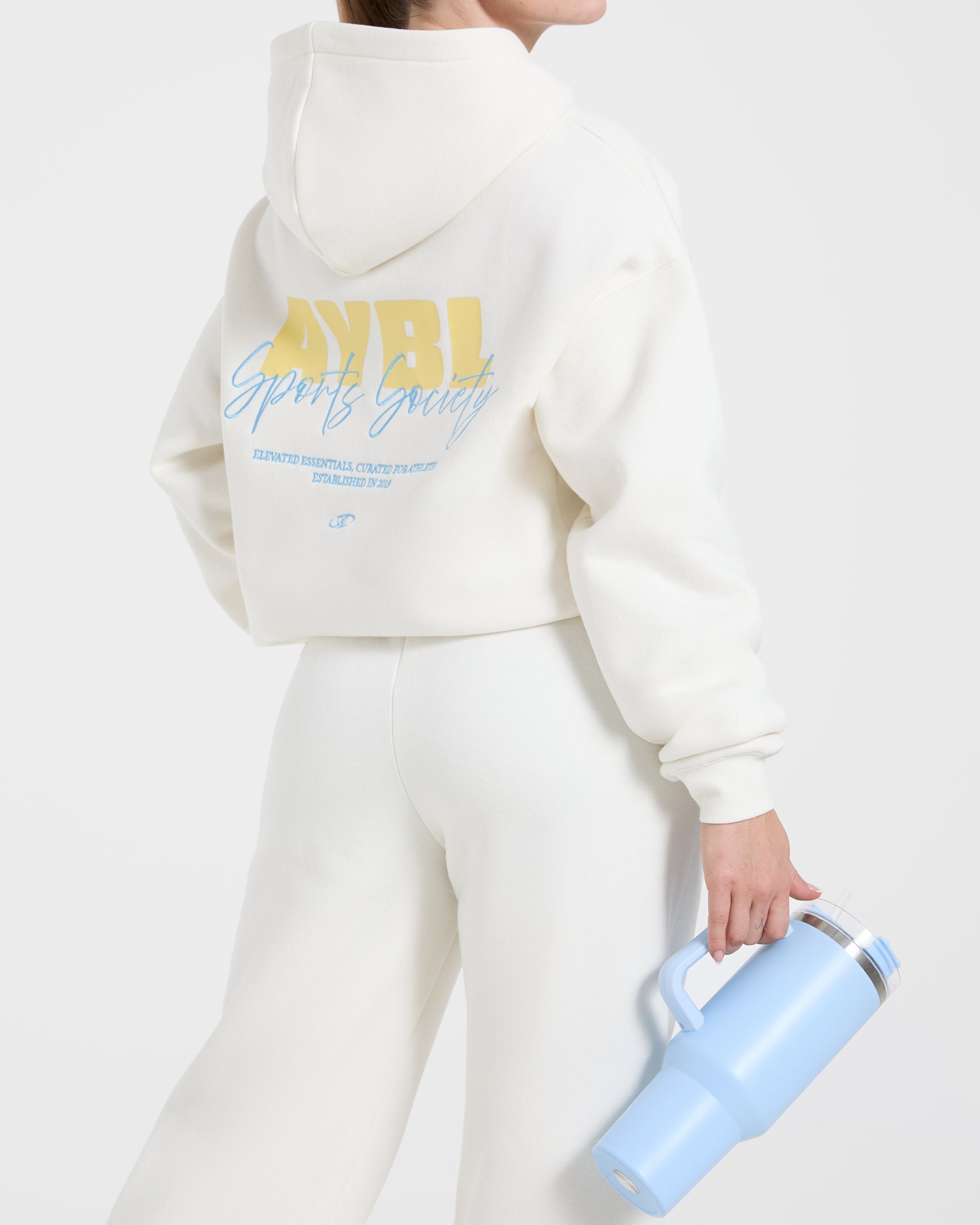 Sports Society Oversized Hoodie - Off White