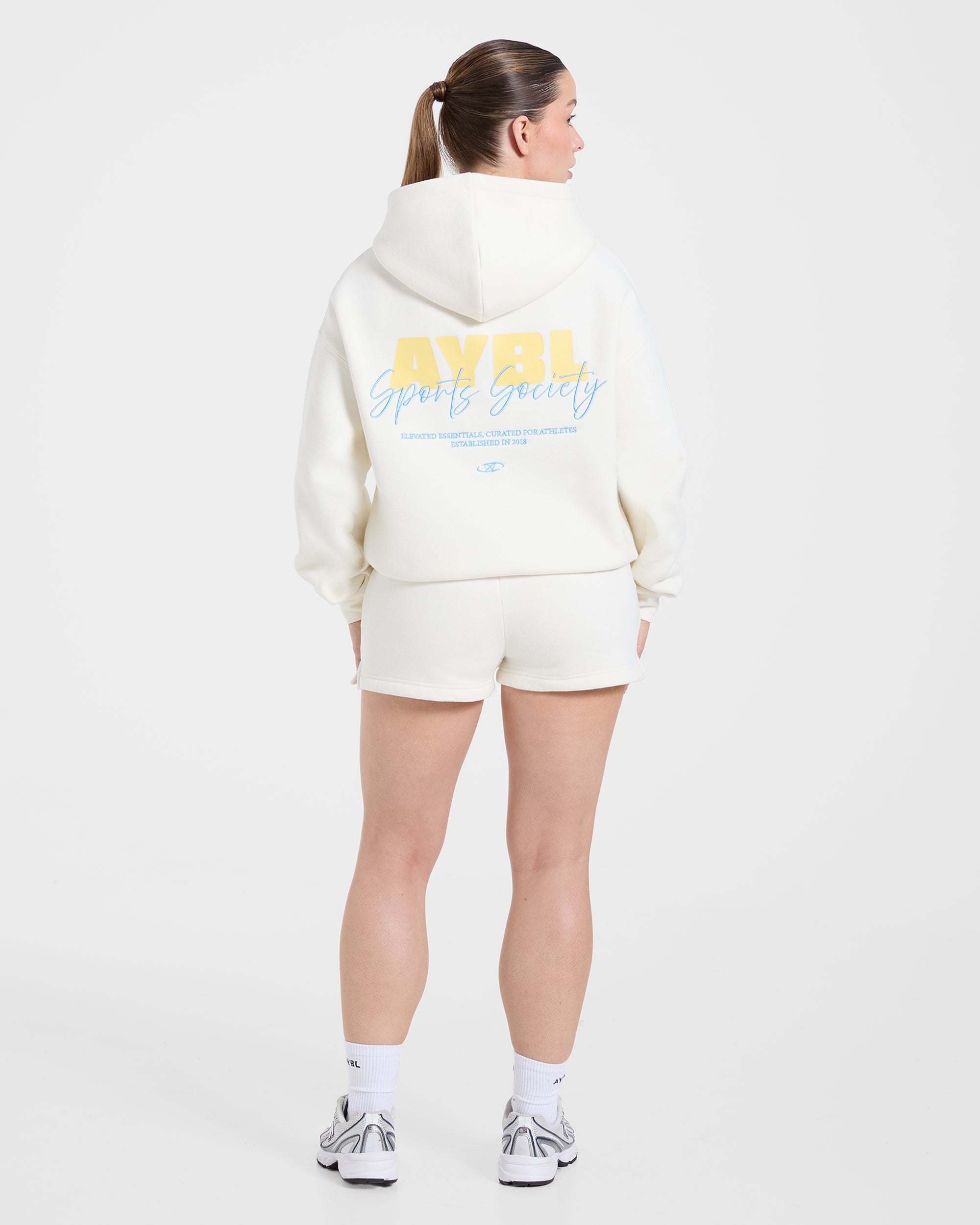 Sports Society Oversized Shorts - Off White