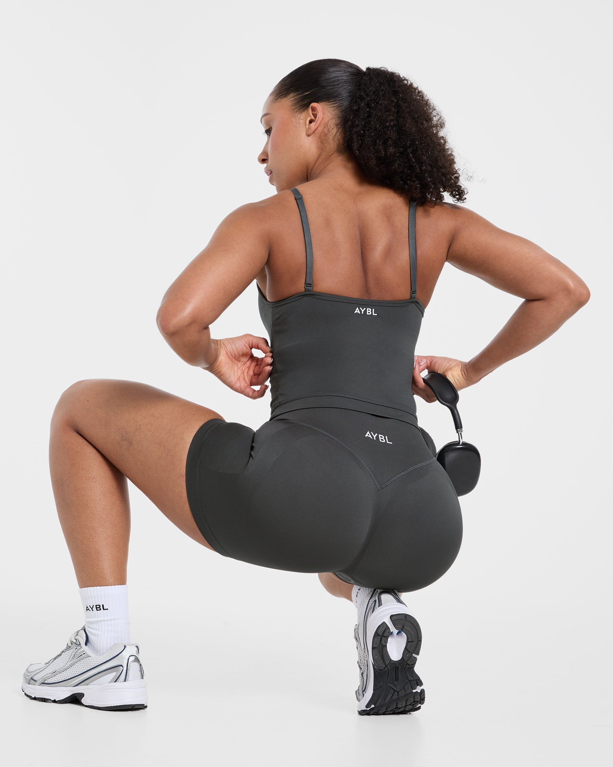 Adapt Seamless Tank Top - Charcoal