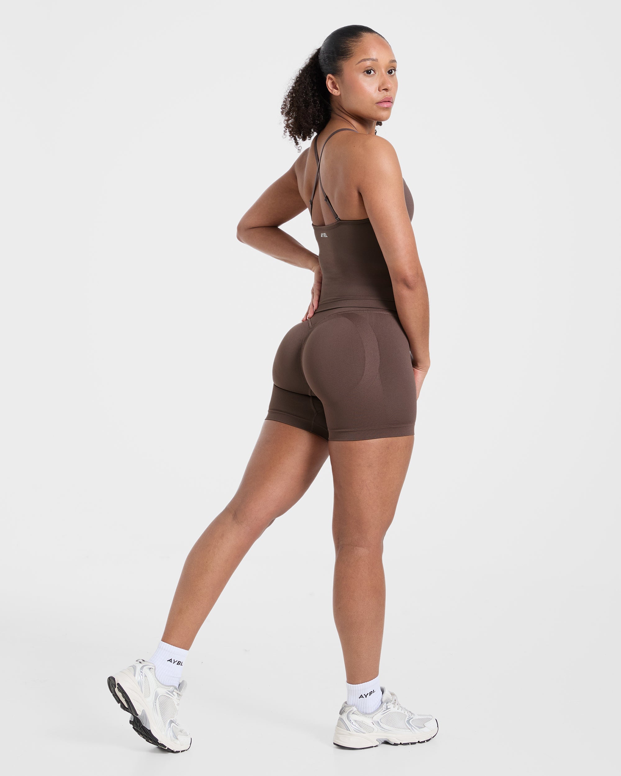 Adapt Seamless Tank Top - Brown