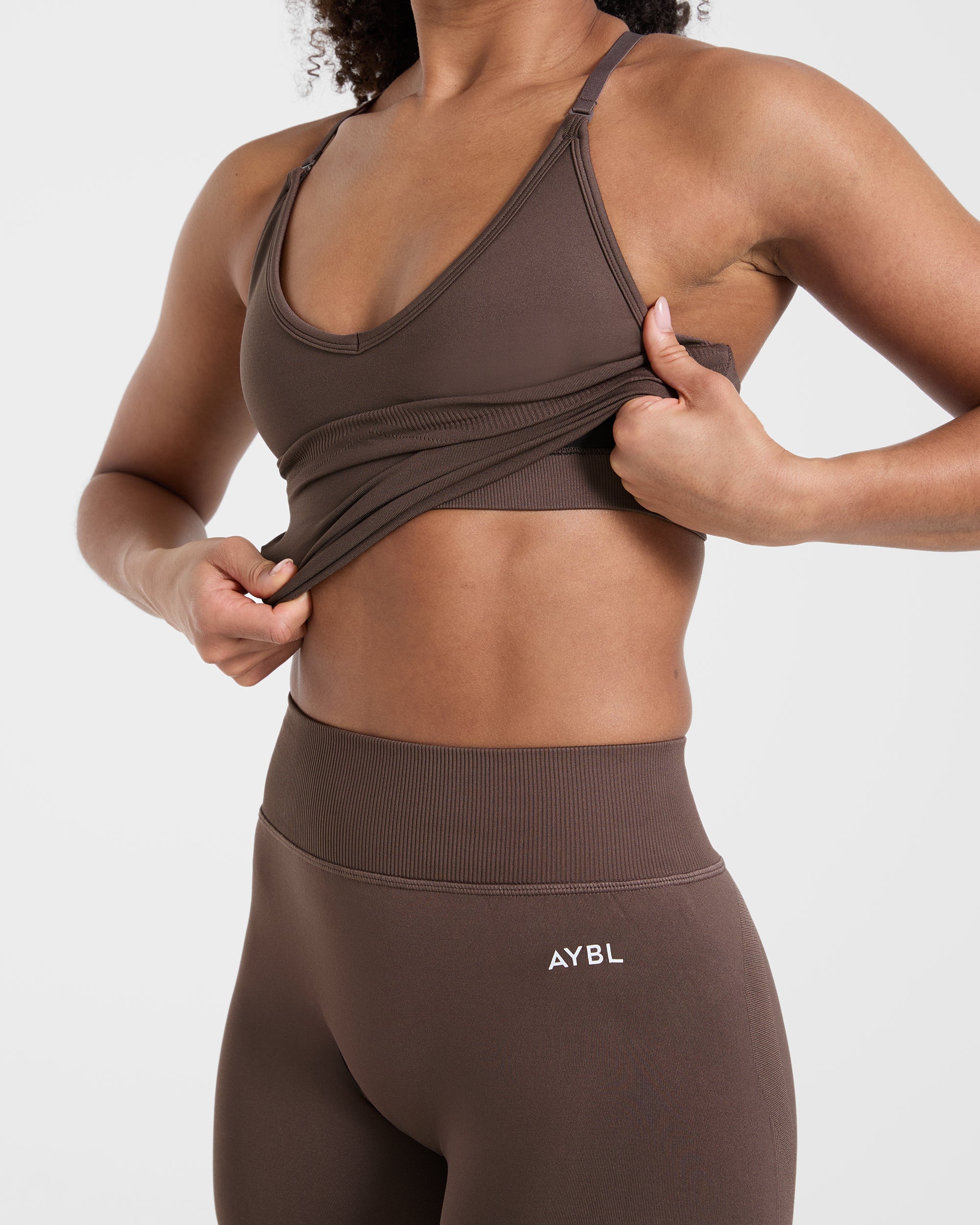 Adapt Seamless Tank Top - Brown