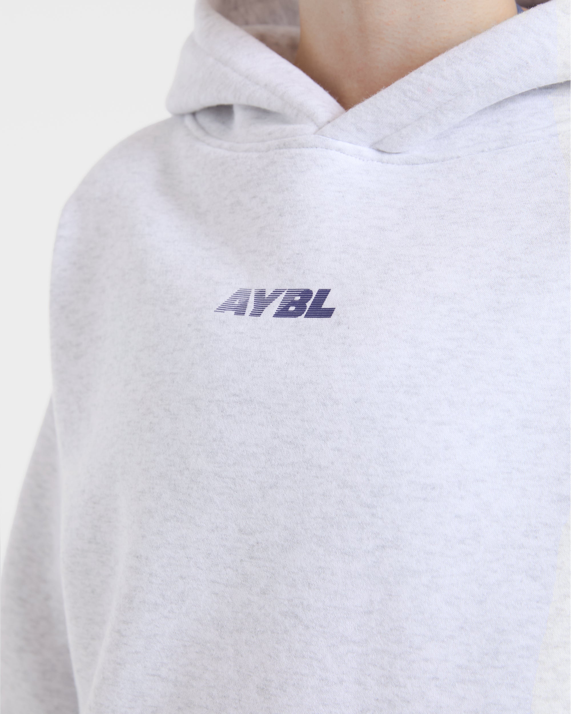 Athletics Dept Oversized Hoodie - Grey Marl