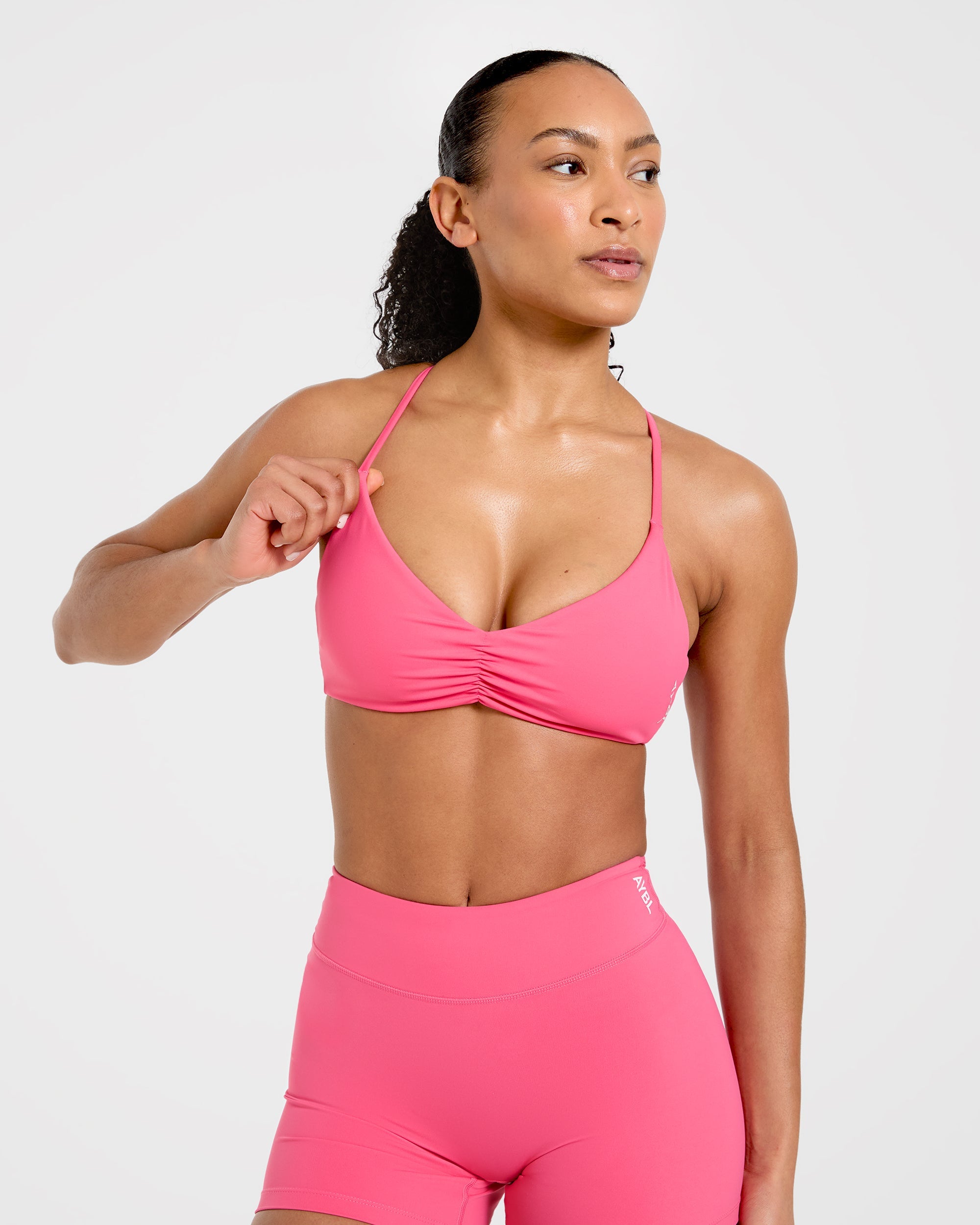 Physique Sports Bra - Roseberry Pink