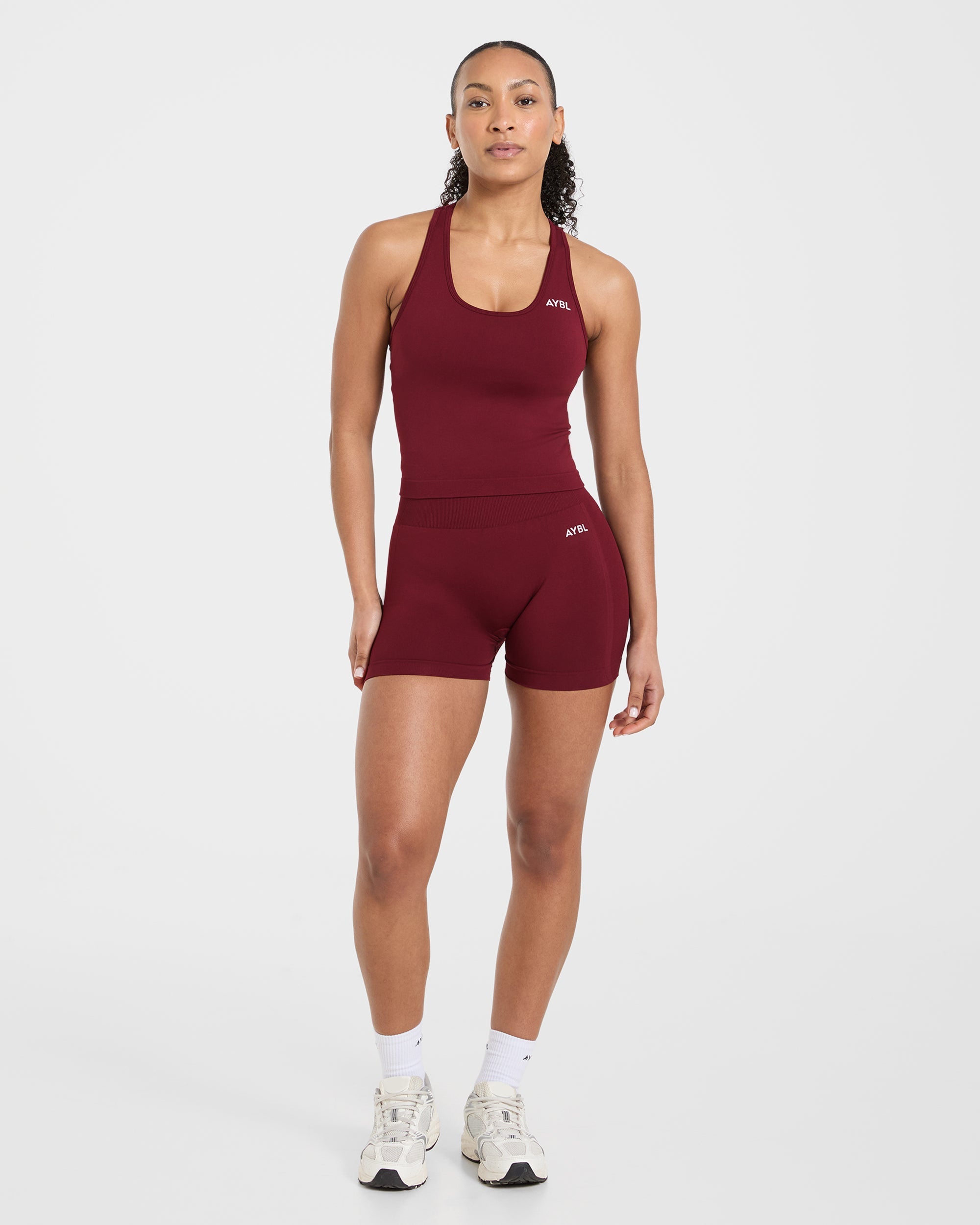 Empower Seamless Tank Top - Red Wine