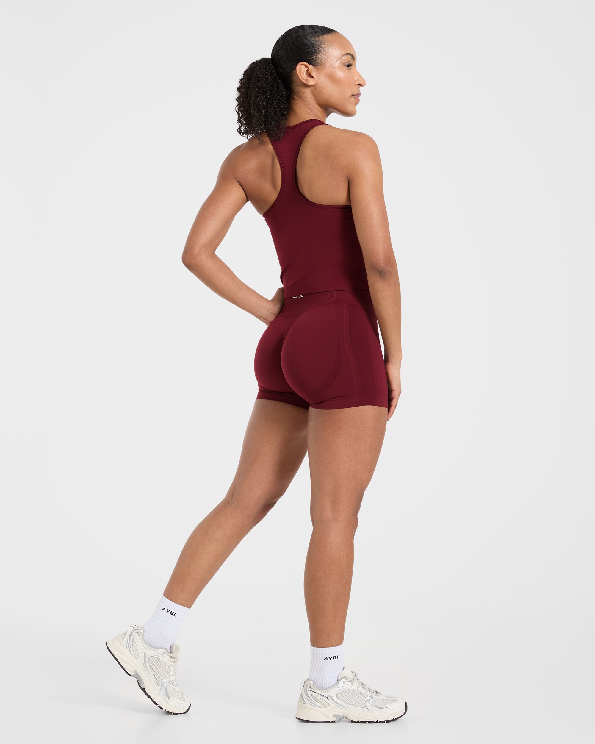 Empower Seamless Tank Top - Red Wine