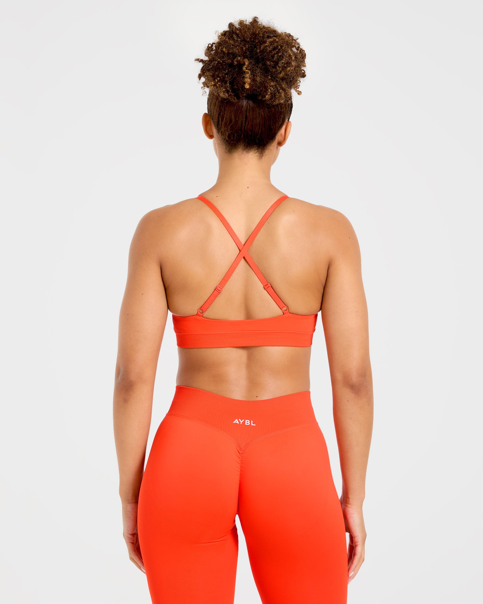 Enhance Seamless Sports Bra - Summer Orange