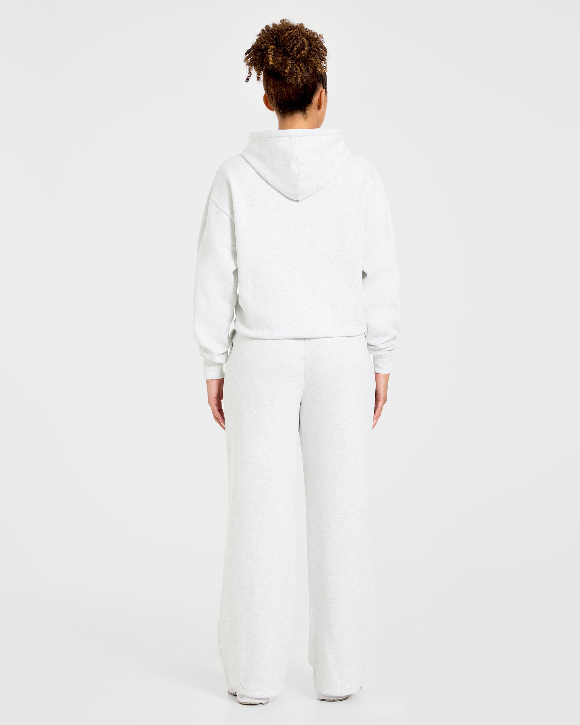 Lifestyle Oversized Straight Leg Joggers - Heather Grey