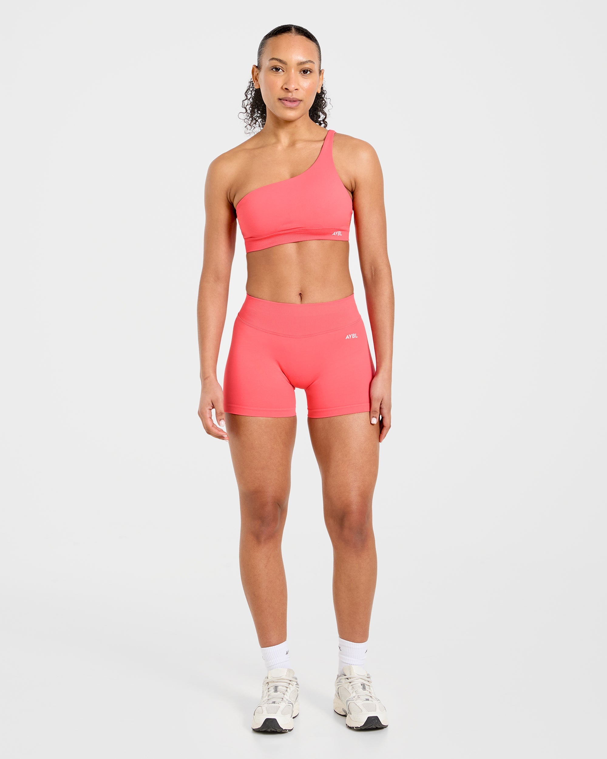 Enhance Seamless Shorts | 3.5" - Summer Coral