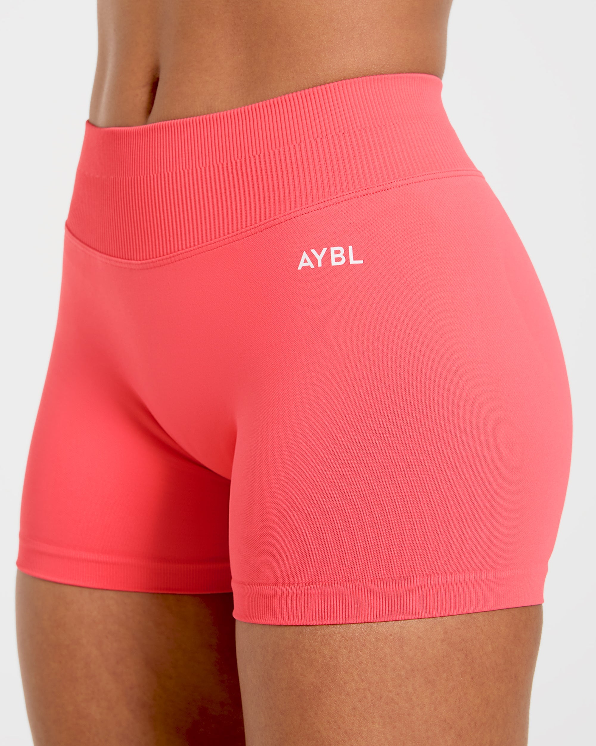 Enhance Seamless Shorts | 3.5" - Summer Coral