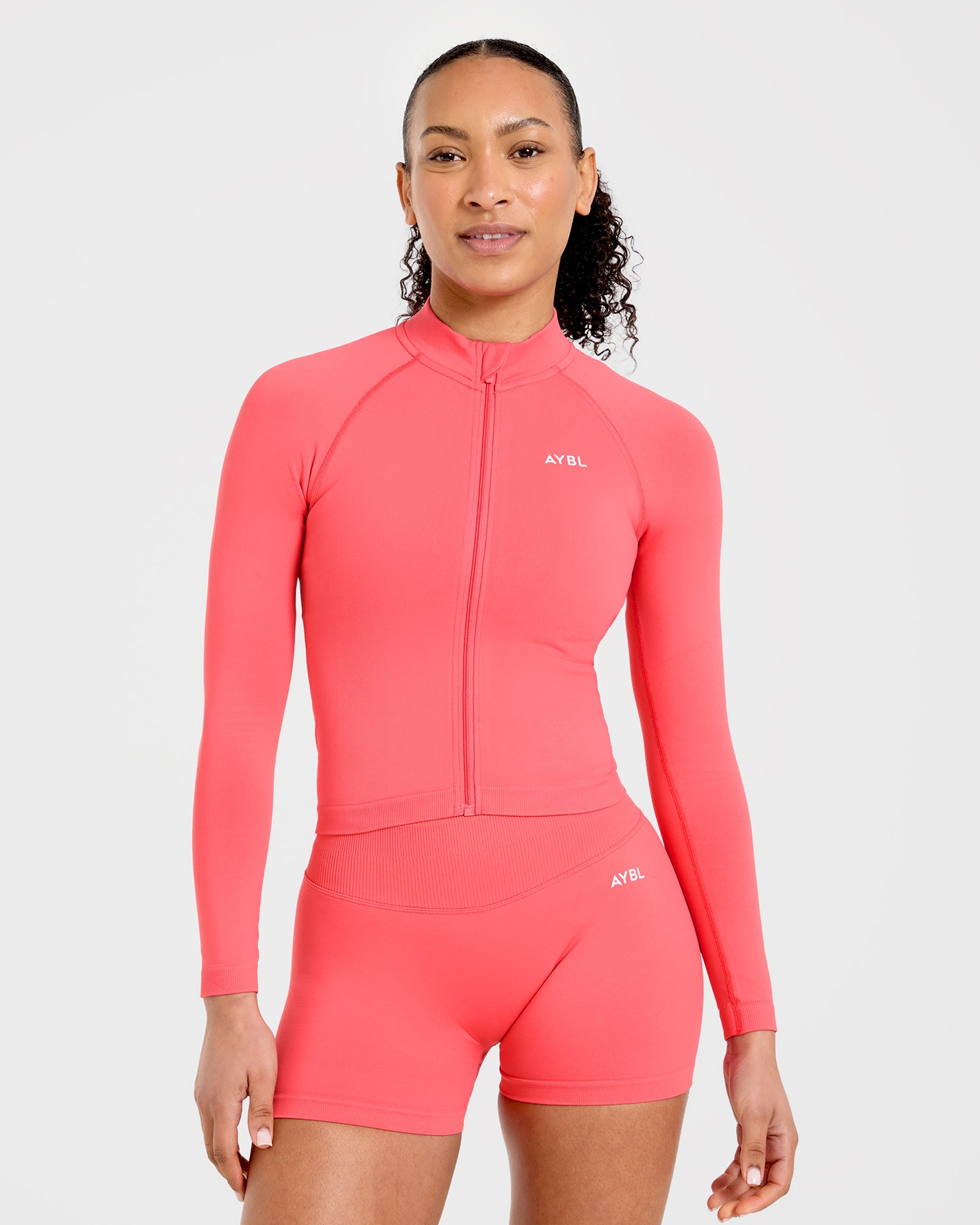 Enhance Seamless Jacket  - Summer Coral
