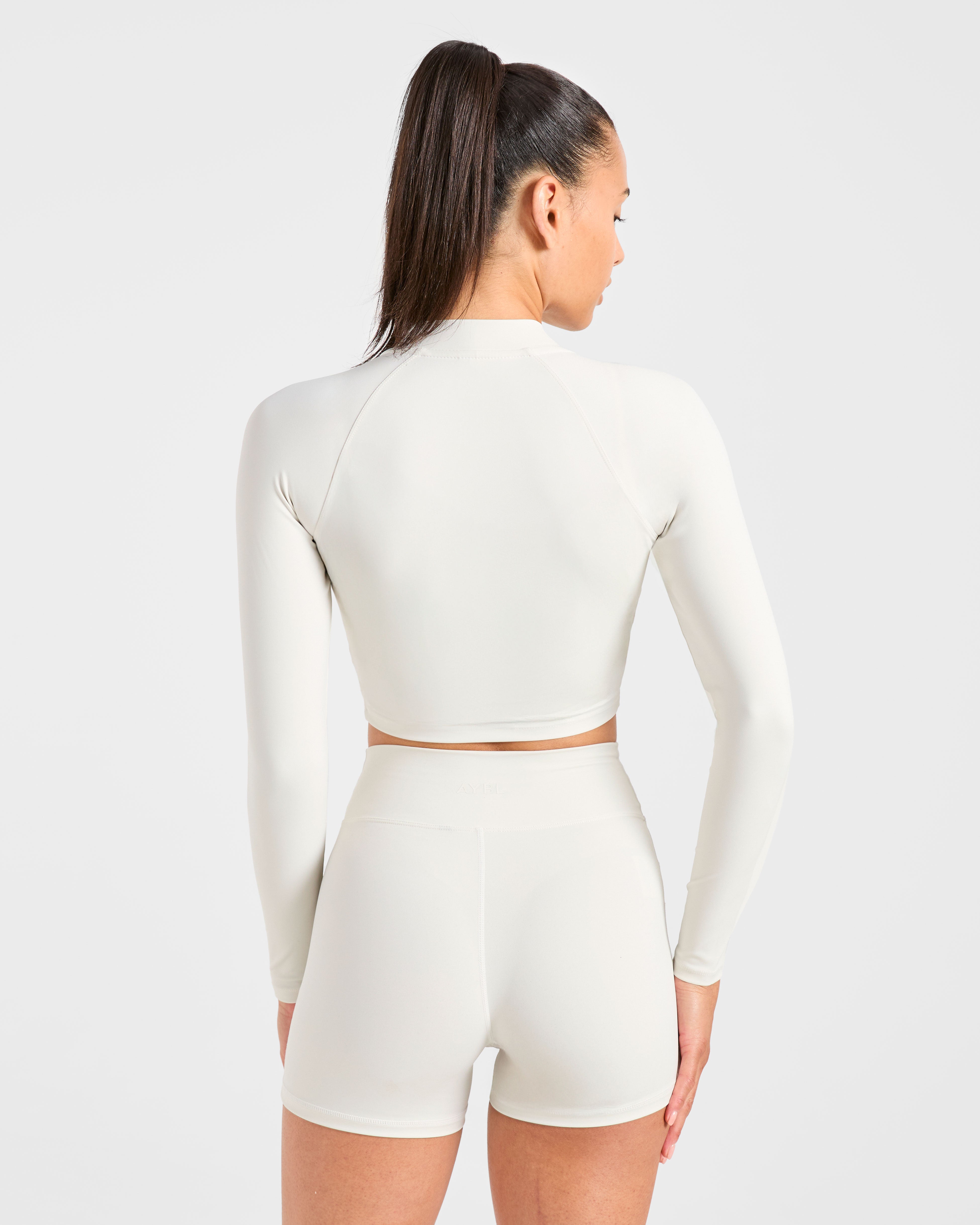 Sculpt Wrap Zip Up Jacket - Tofu