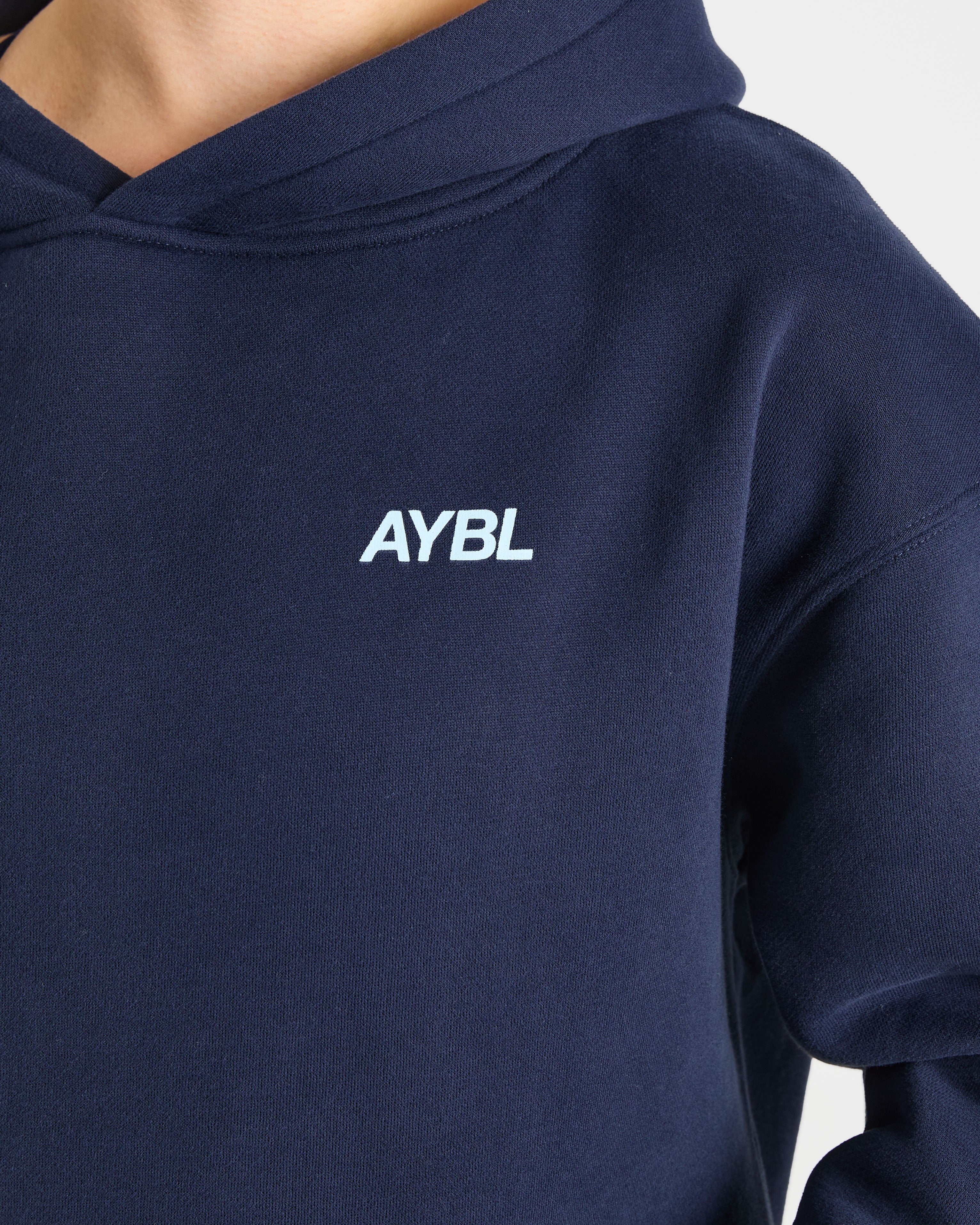AYBL Sports Club Oversized Hoodie - Navy/Blue