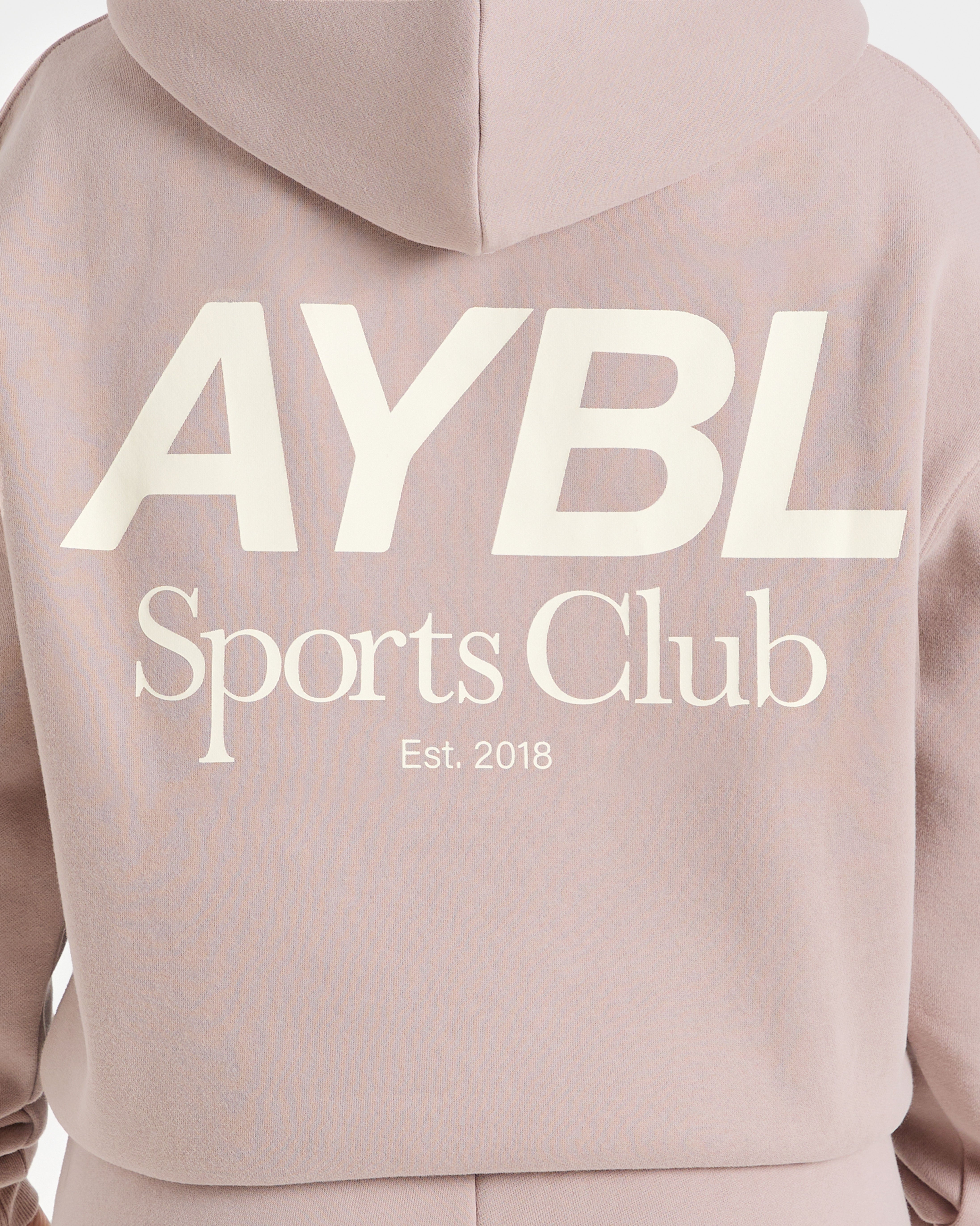 AYBL Sports Club Oversized Hoodie - Mink Pink