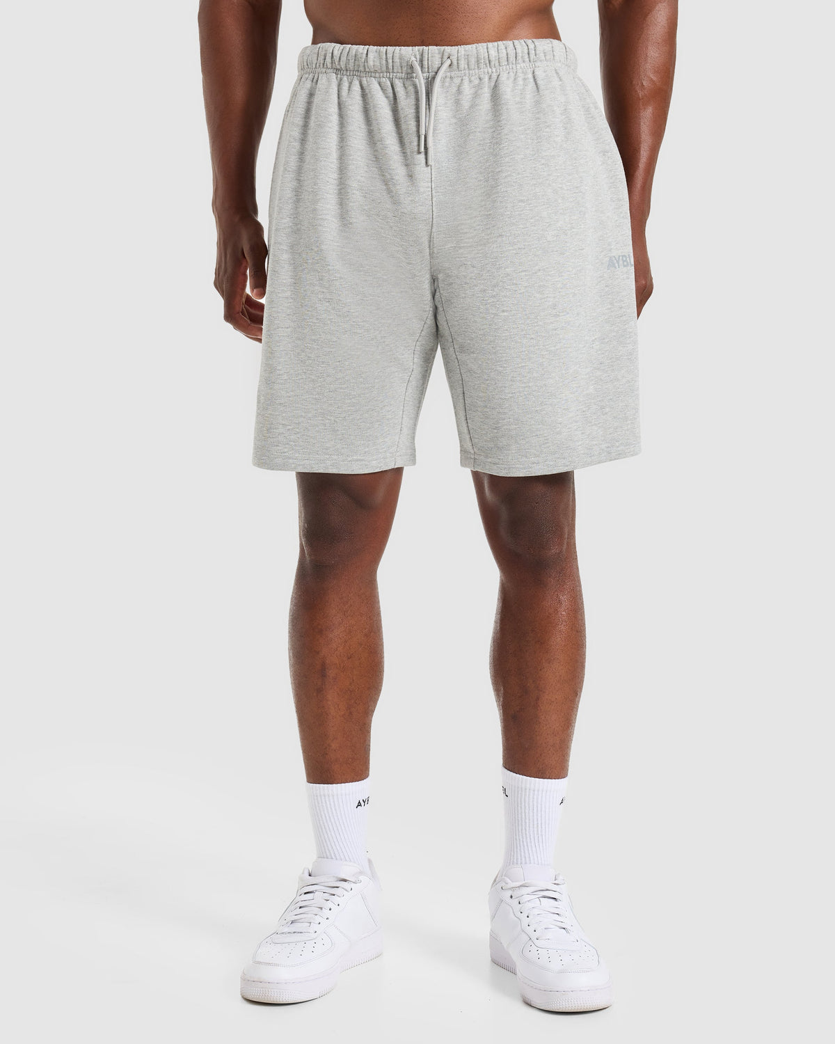 Craft Oversized Shorts - Mid Marl Grey