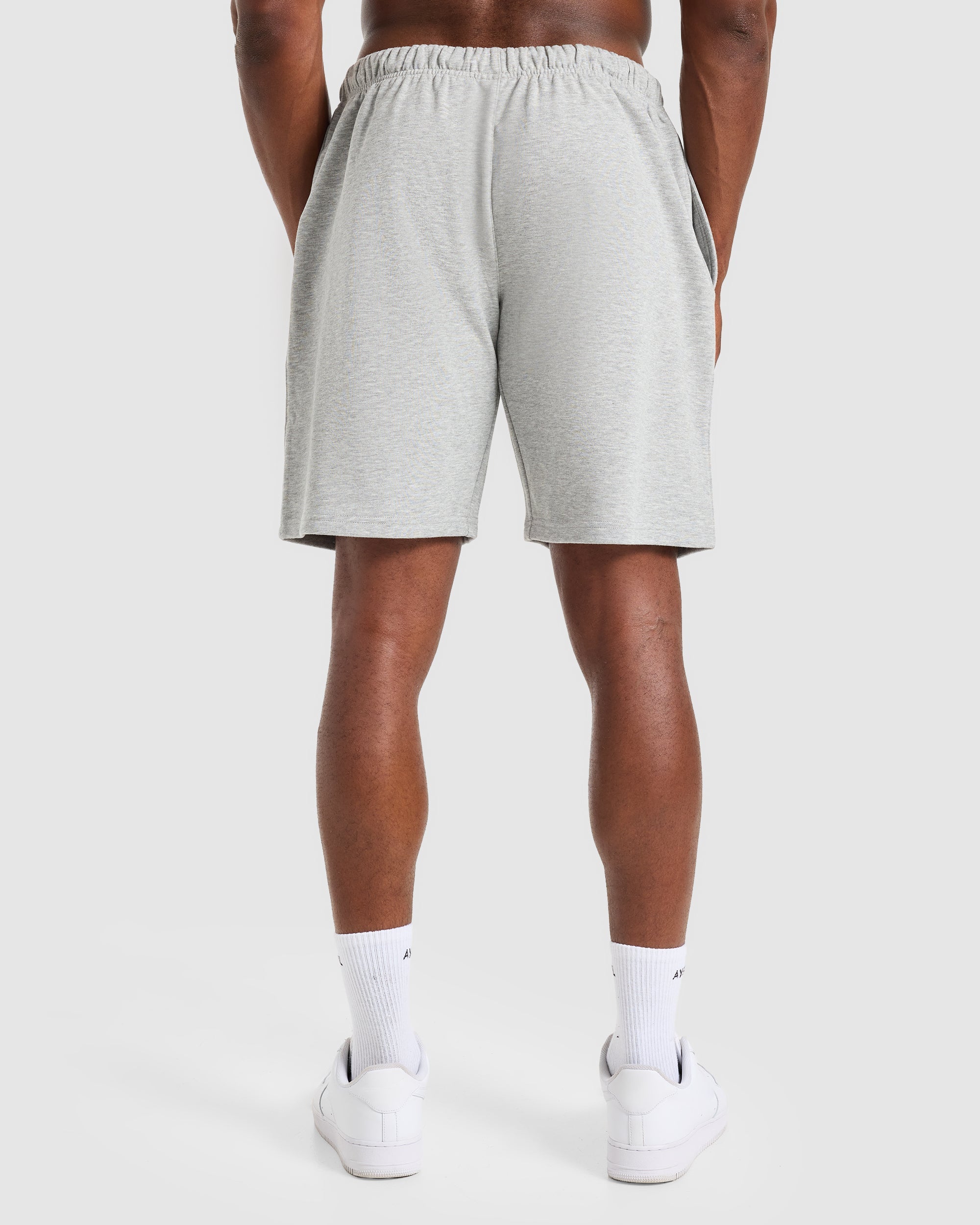 Craft Oversized Shorts - Mid Marl Grey