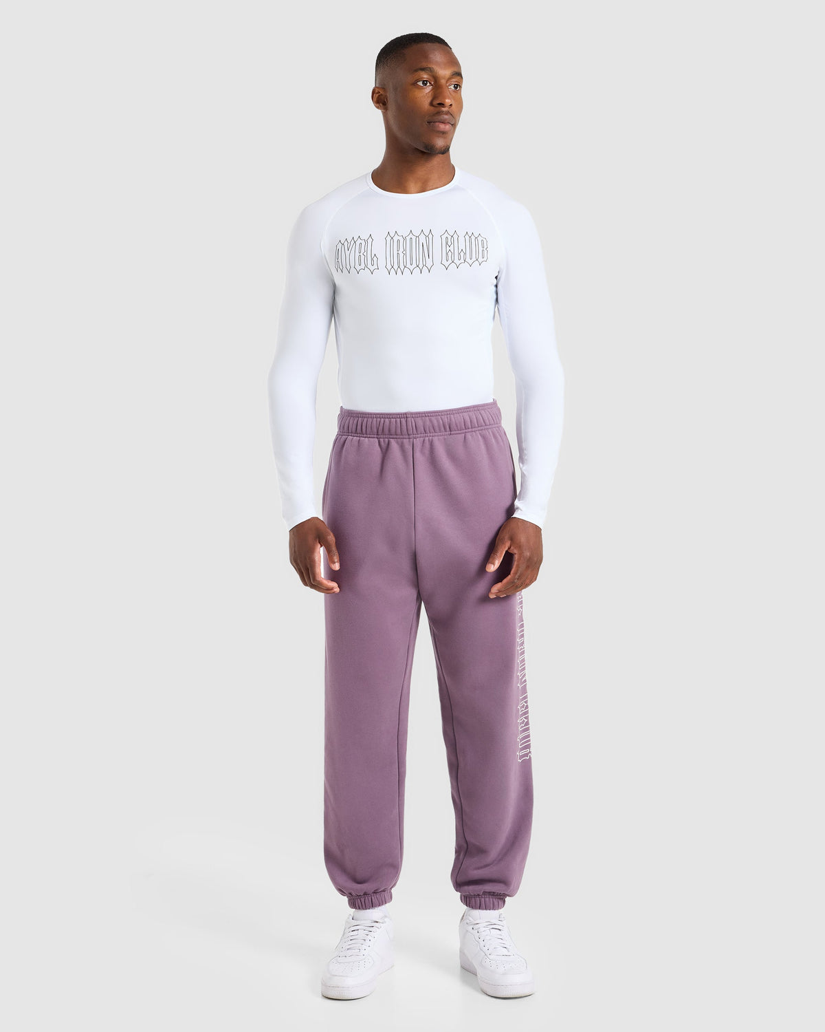 AYBL Iron Club Oversized Joggers - Midnight Purple