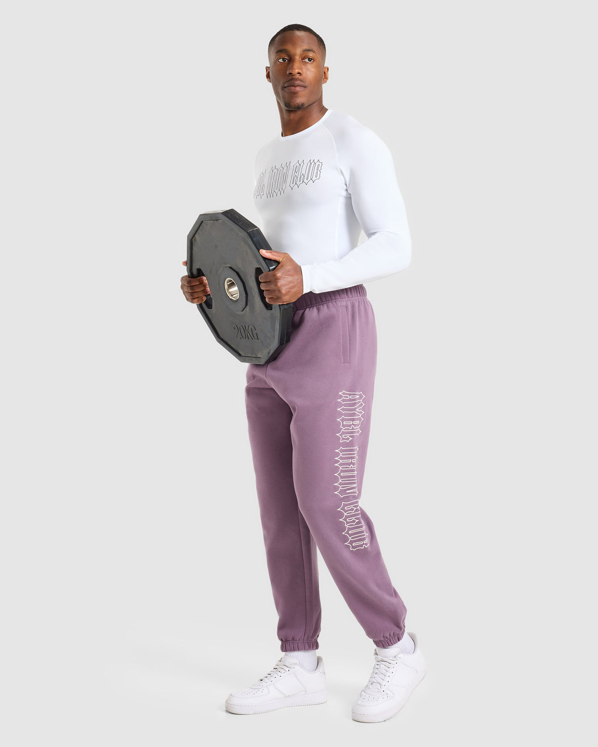 AYBL Iron Club Oversized Joggers - Midnight Purple
