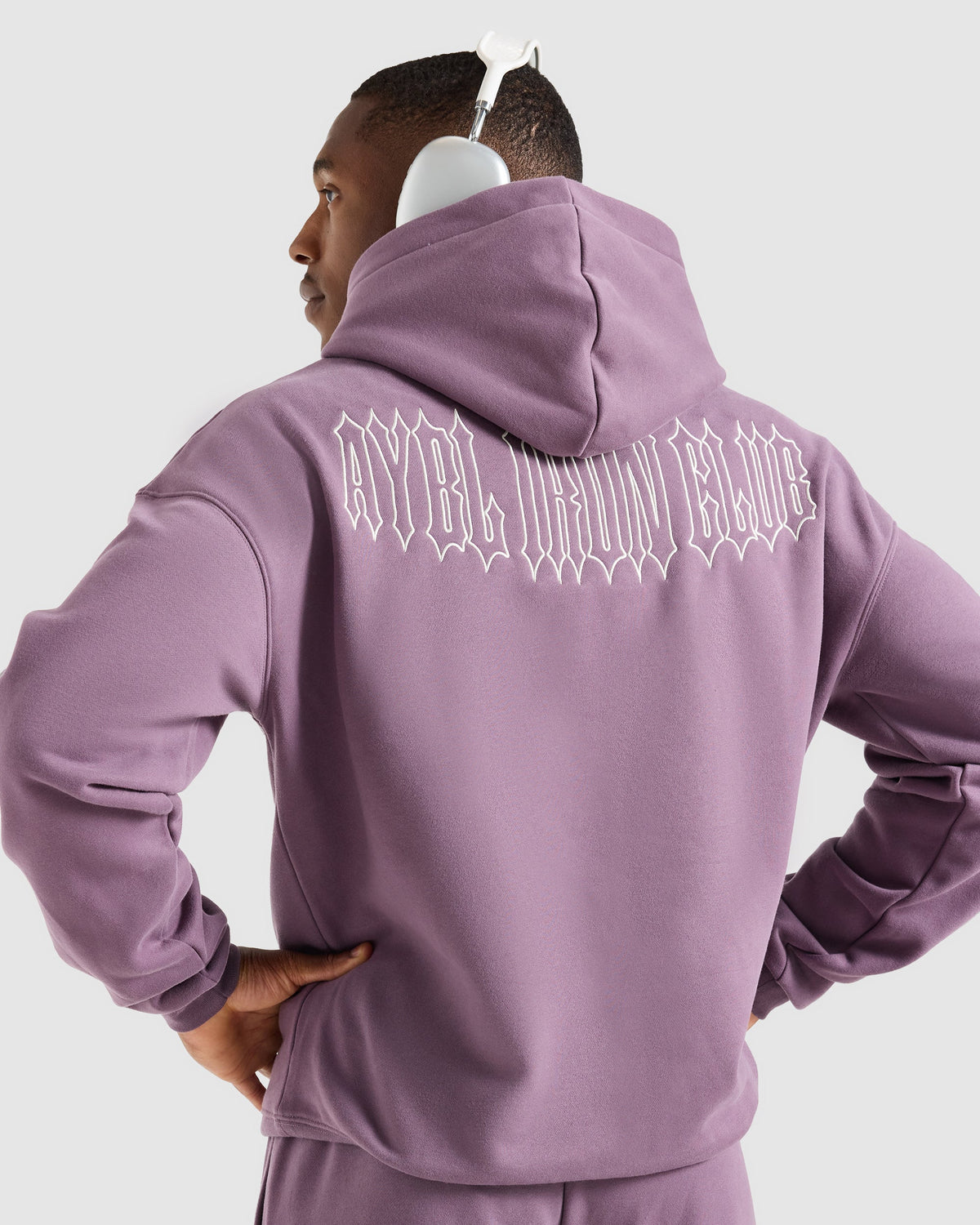 AYBL Iron Club Oversized Hoodie - Midnight Purple