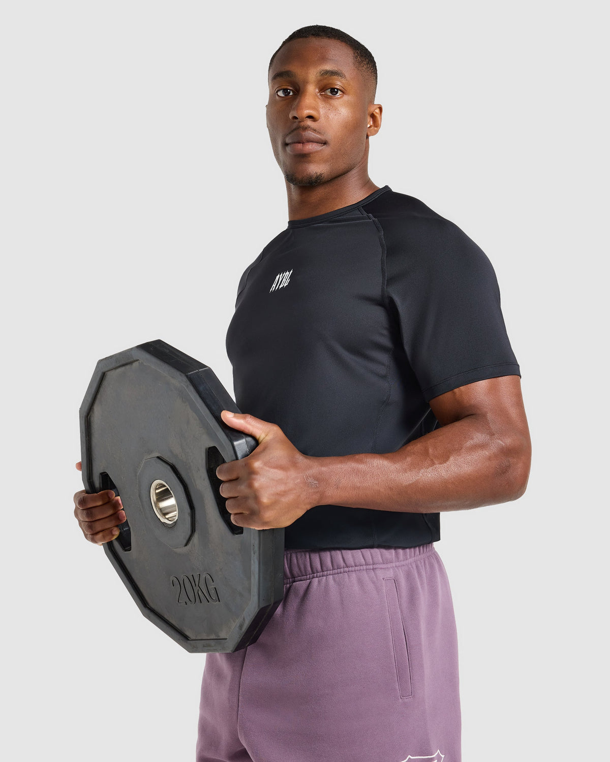 AYBL Iron Club Compression Relaxed T Shirt - Black