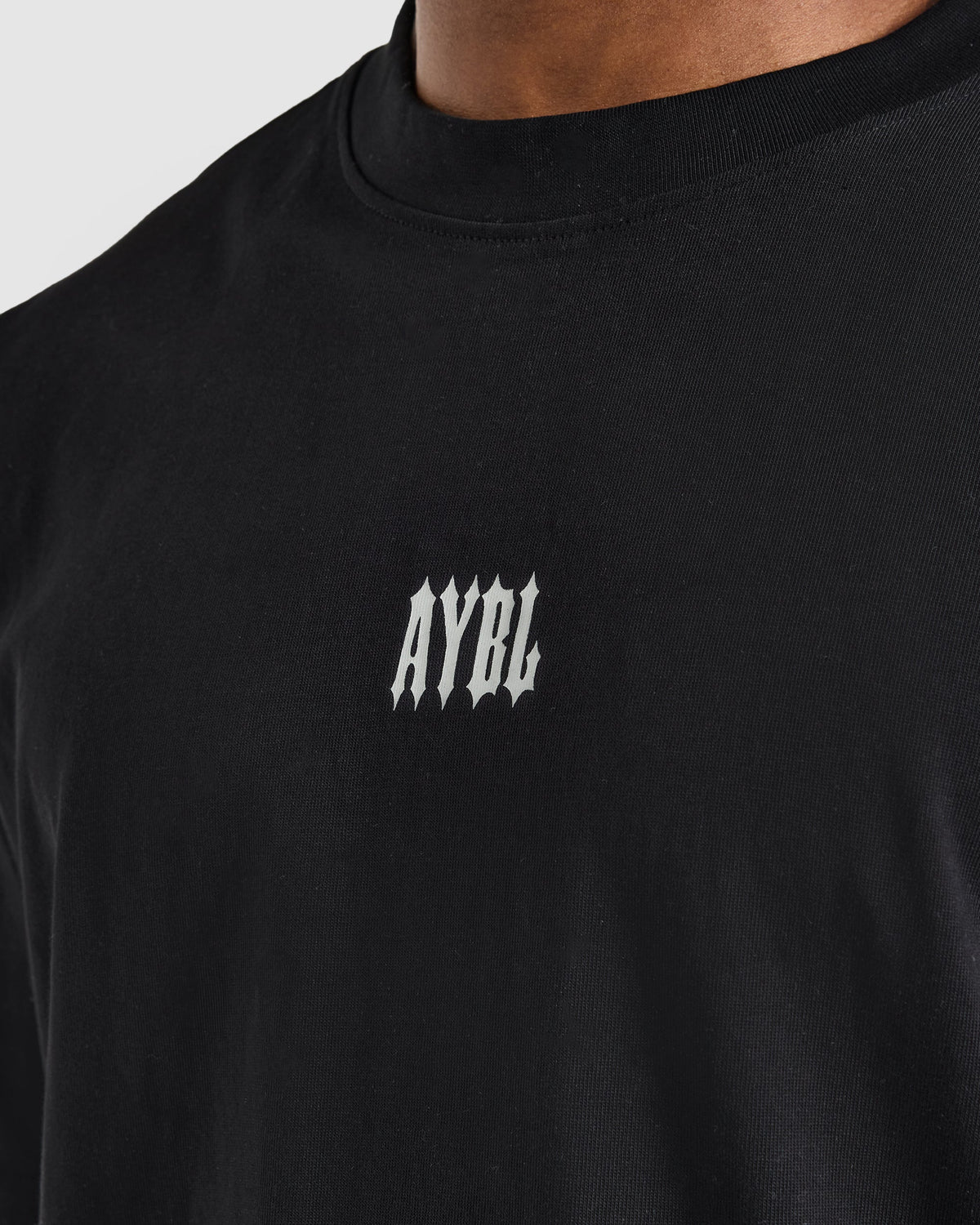 AYBL Iron Club Graphic Oversized T Shirt - Black