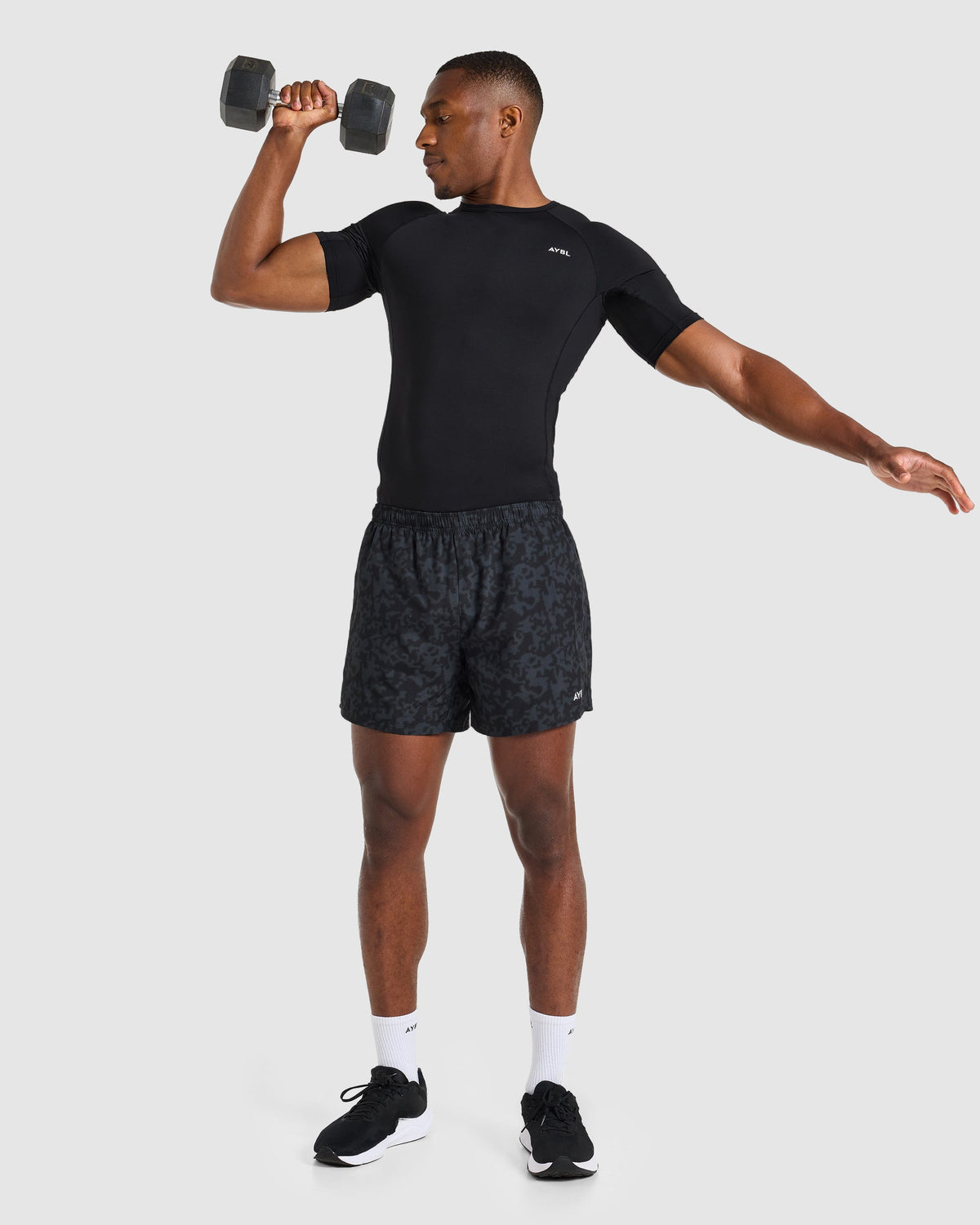 Core 5" Shorts - Black Camo