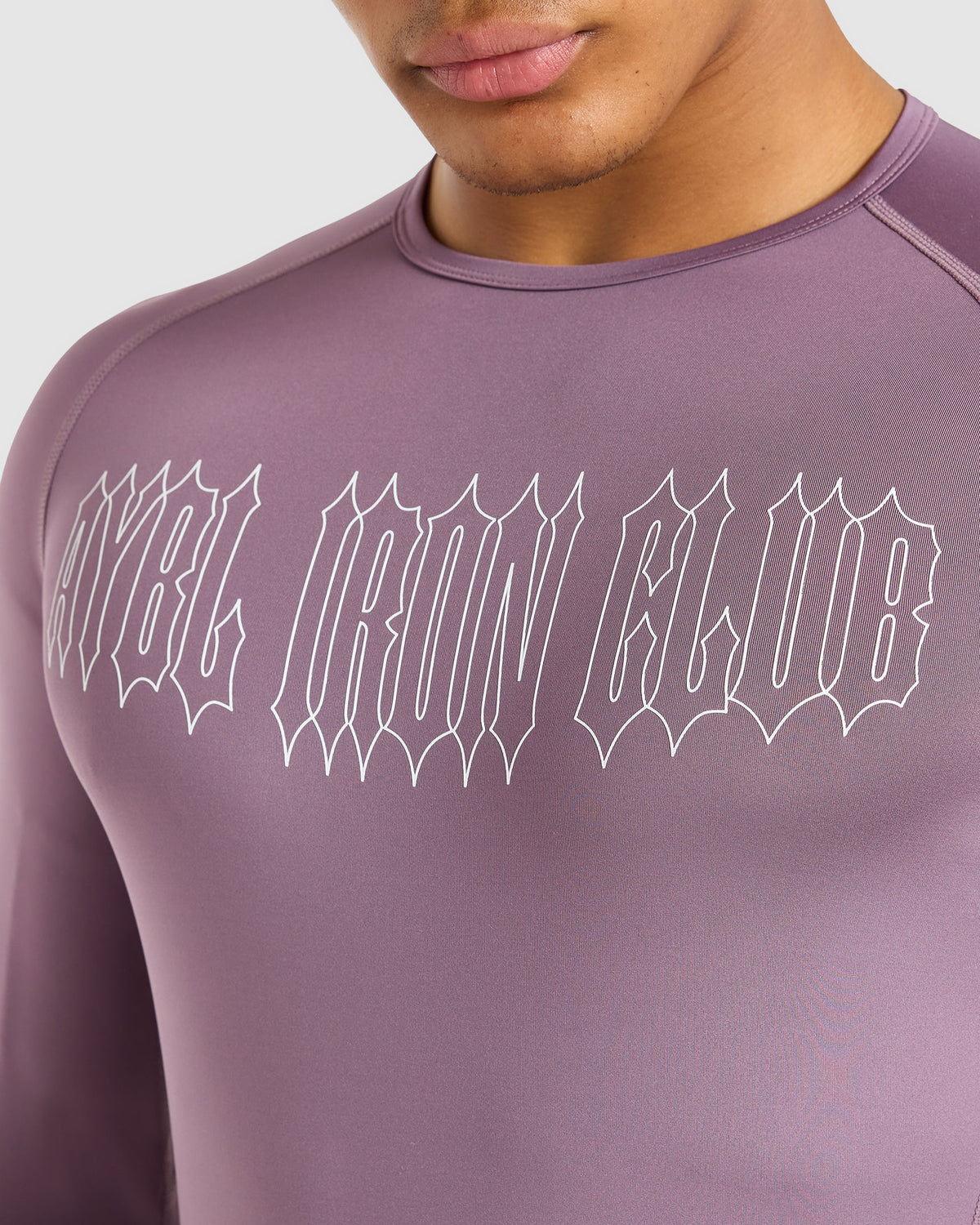 AYBL Iron Club Compression Long Sleeve - Midnight Purple