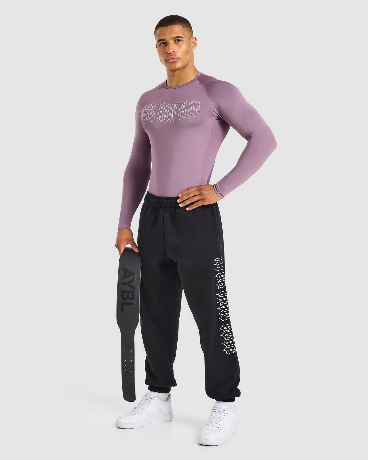 AYBL Iron Club Compression Long Sleeve - Midnight Purple
