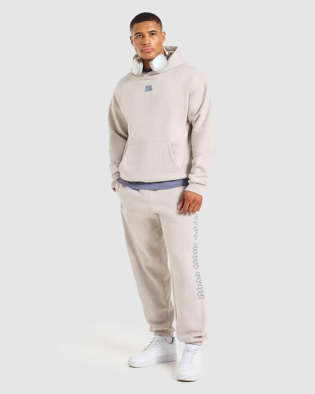 AYBL Iron Club Oversized Joggers - Cloud Grey