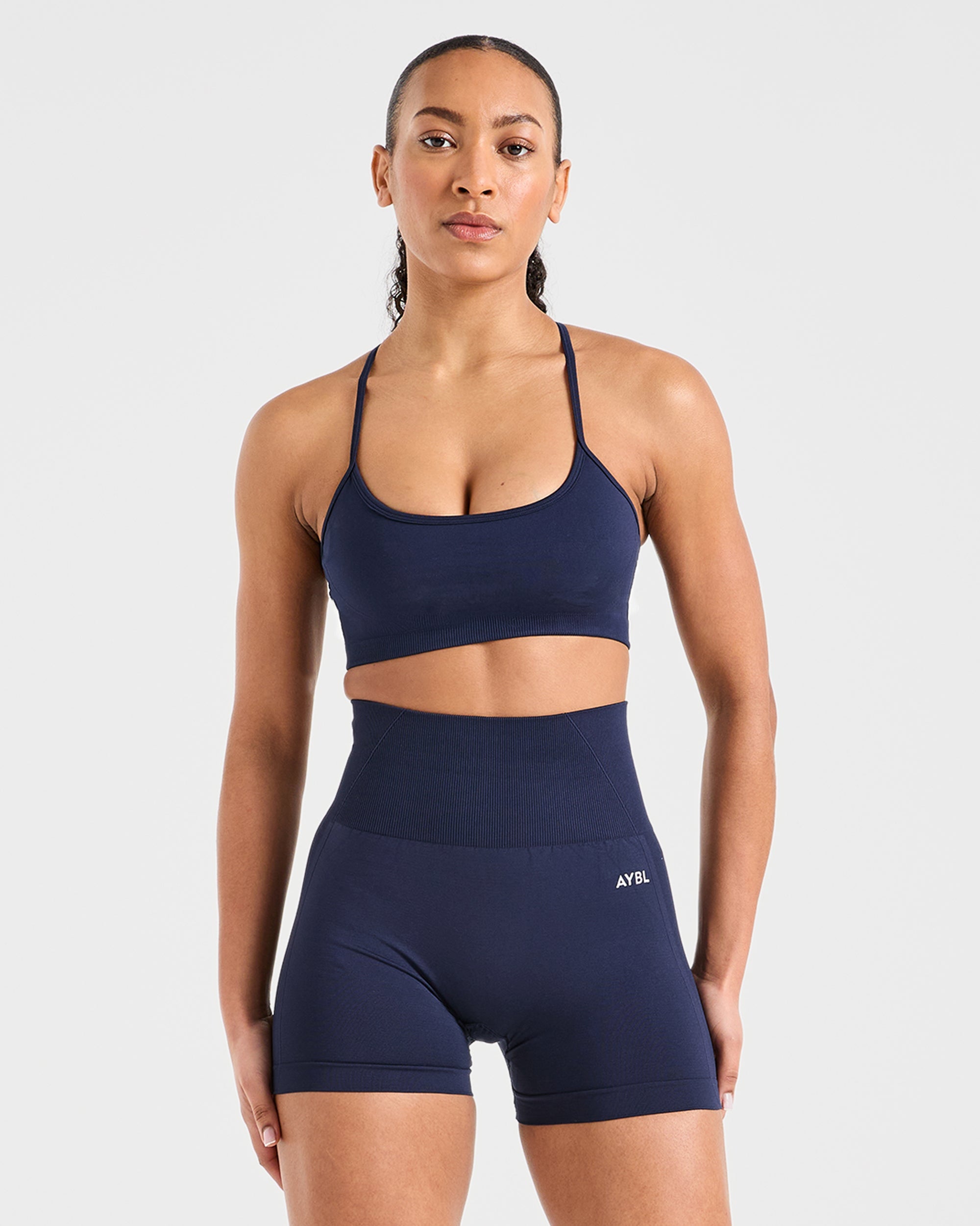 Empower Seamless Sports Bra - Navy