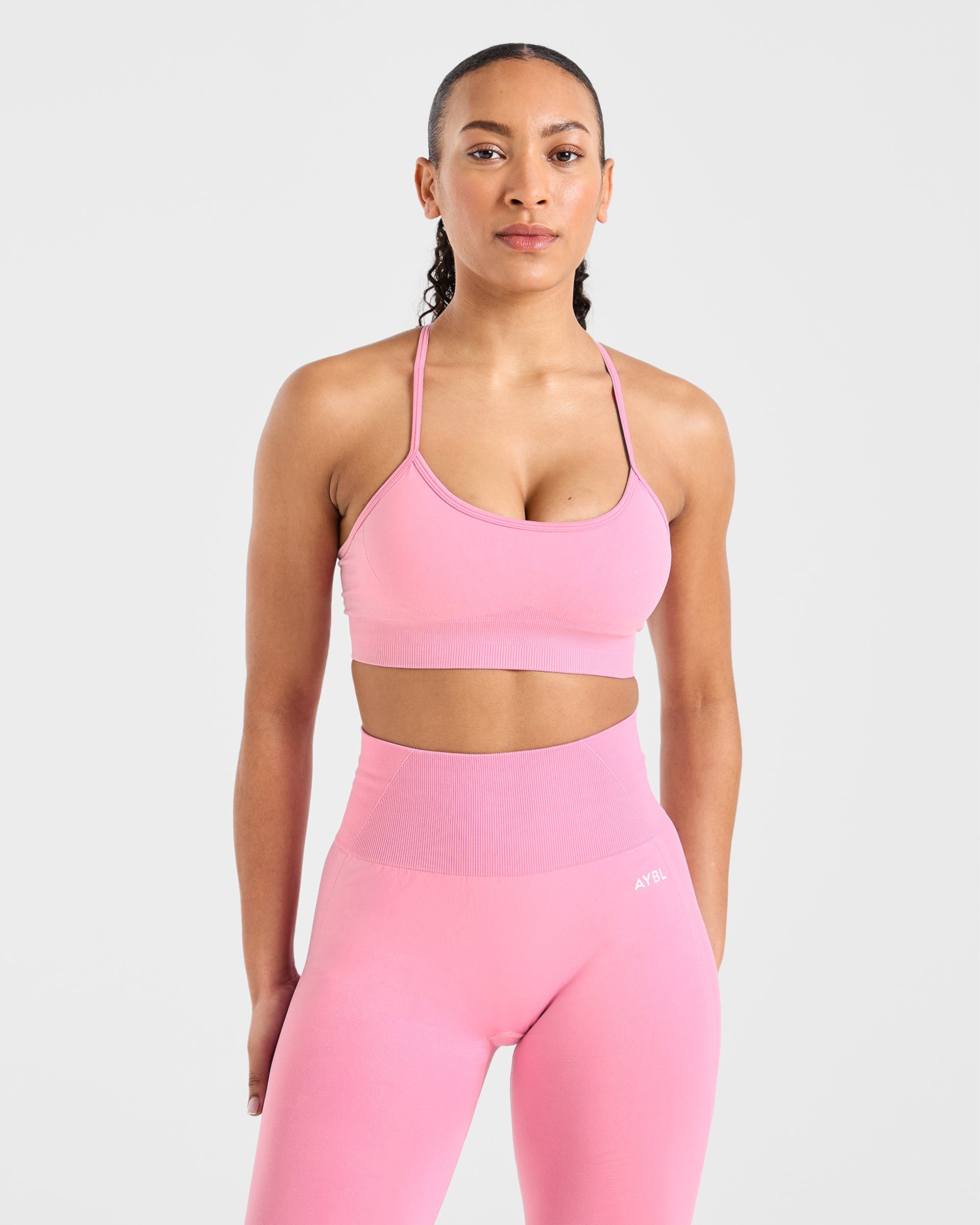 Empower Seamless Sports Bra - Baby Pink