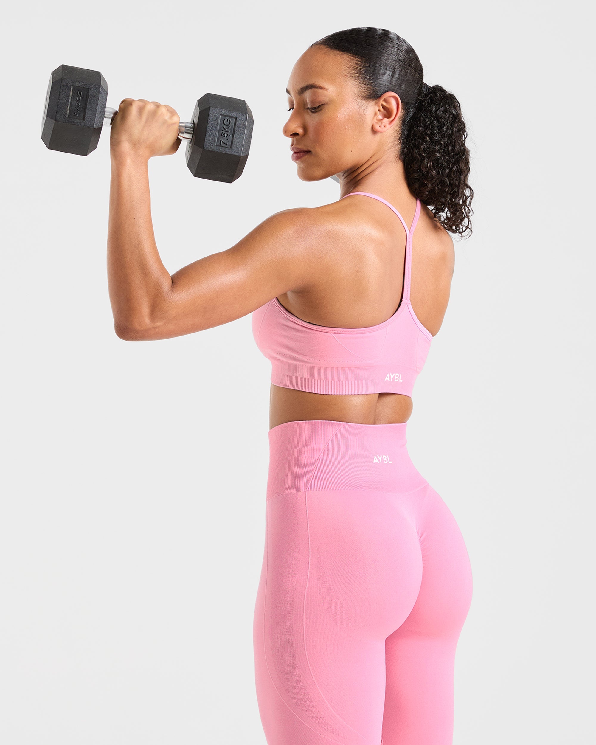 Empower Seamless Leggings - Baby Pink