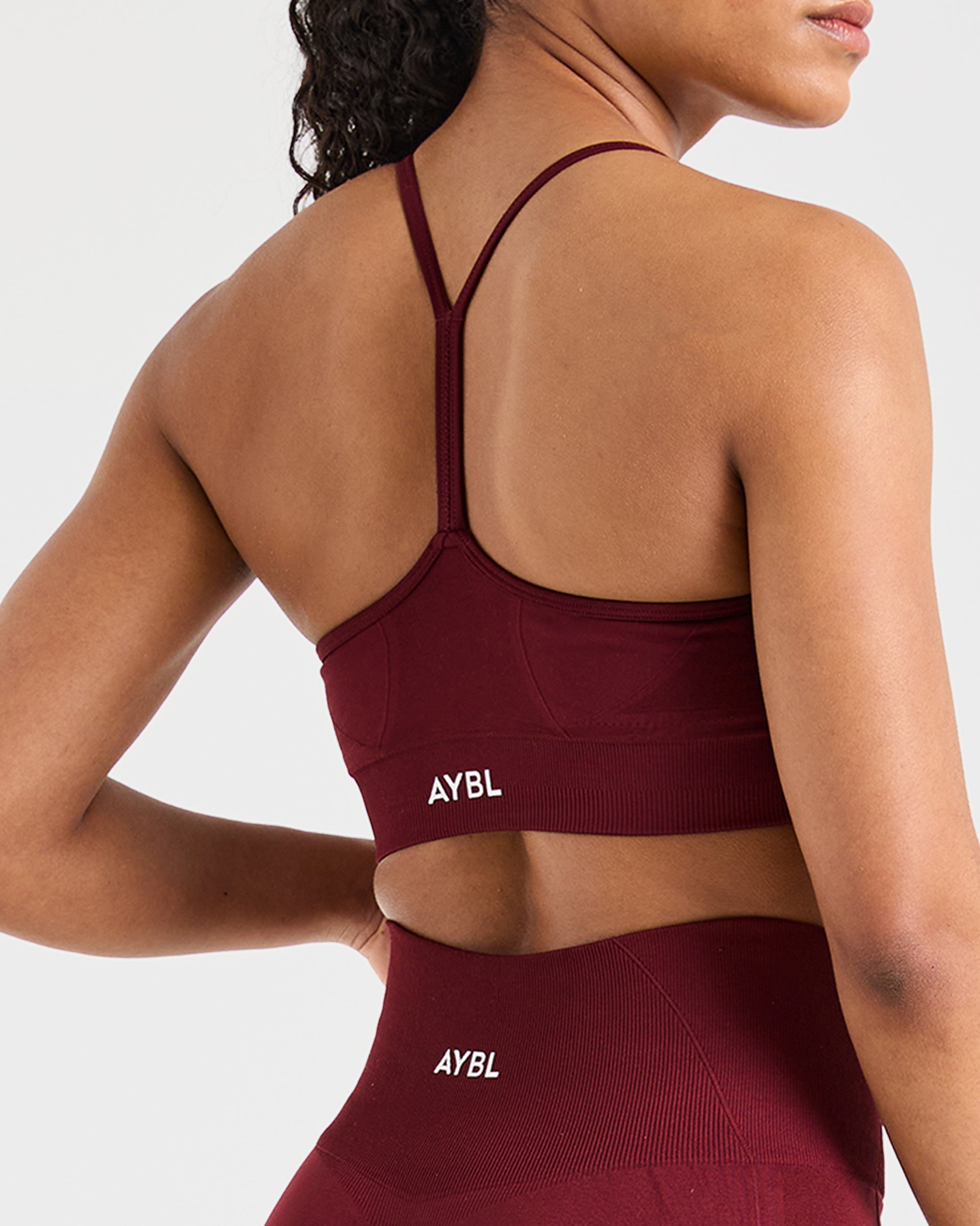 Empower Seamless Sports Bra - Red Wine