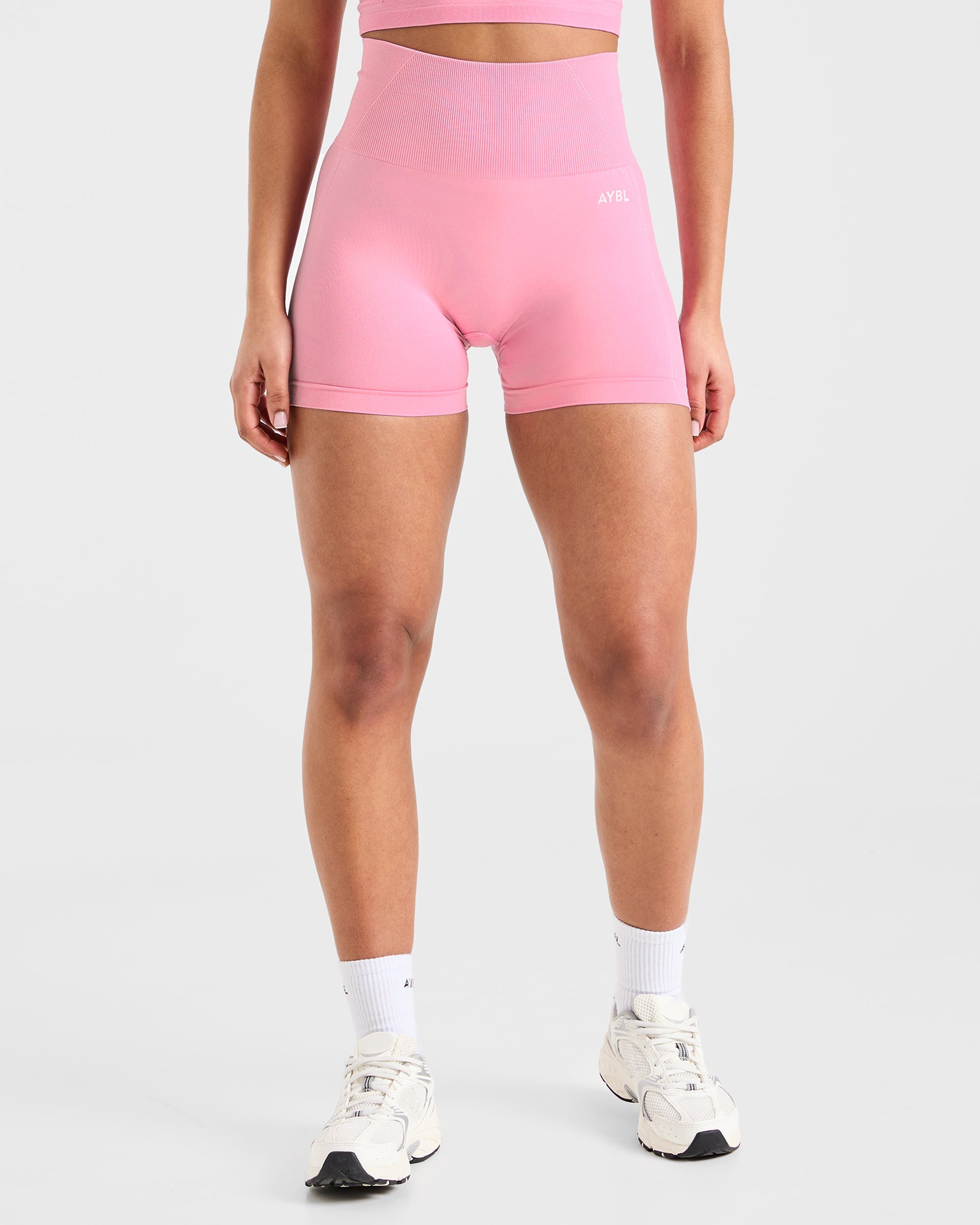 Empower Seamless Shorts - Baby Pink