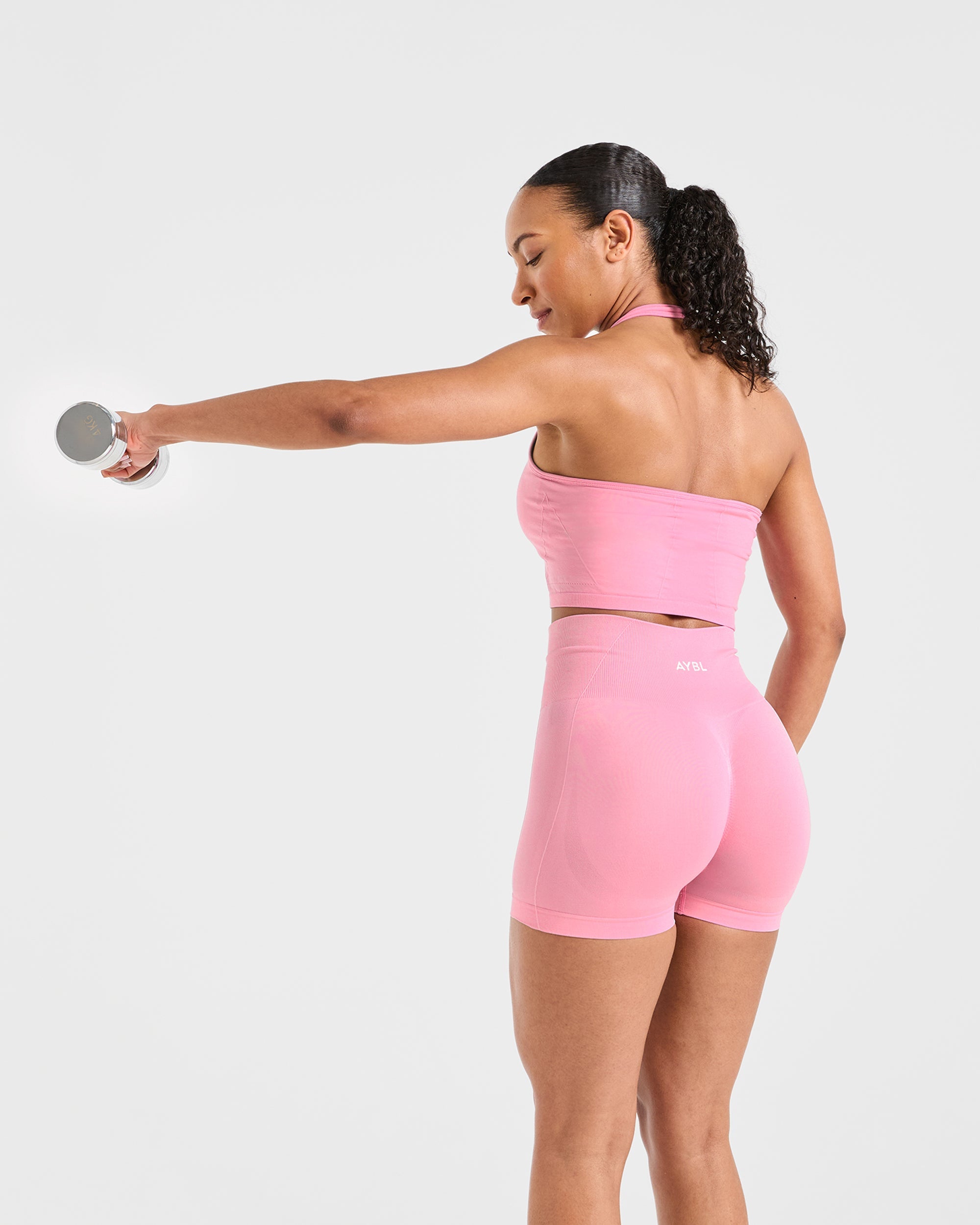 Empower Seamless Shorts - Baby Pink