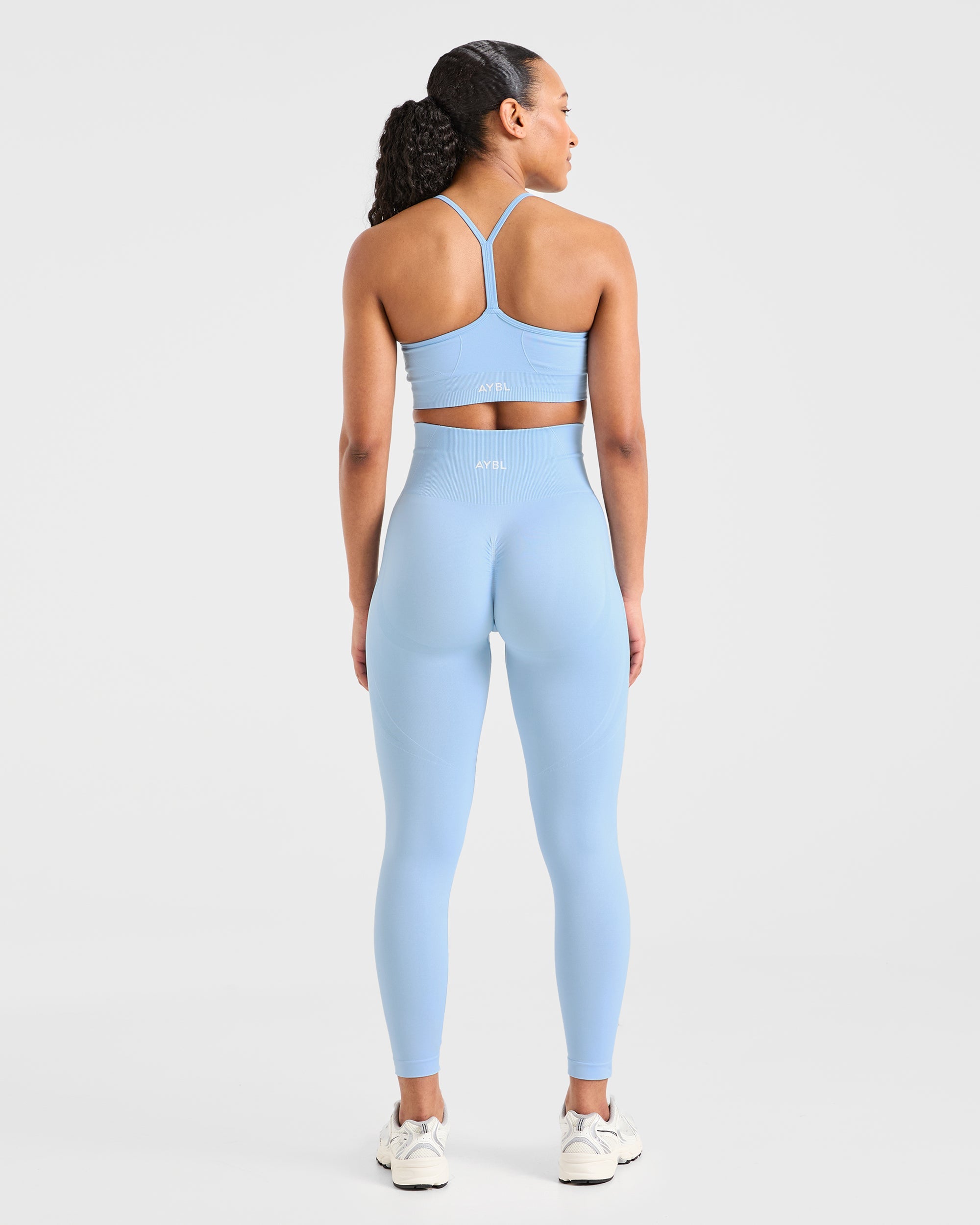 Empower Seamless Sports Bra - Sky Blue