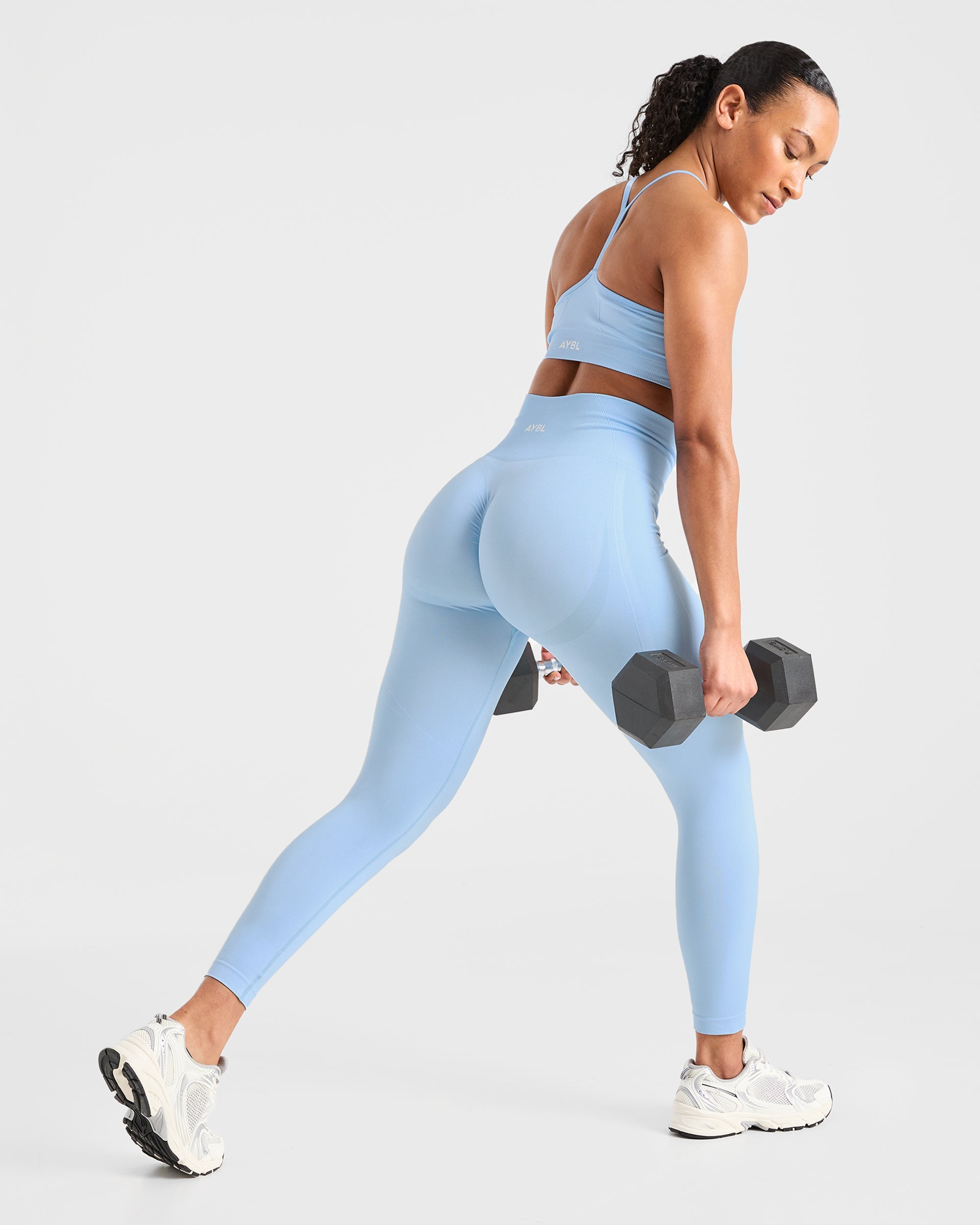 Empower Seamless Leggings - Sky Blue