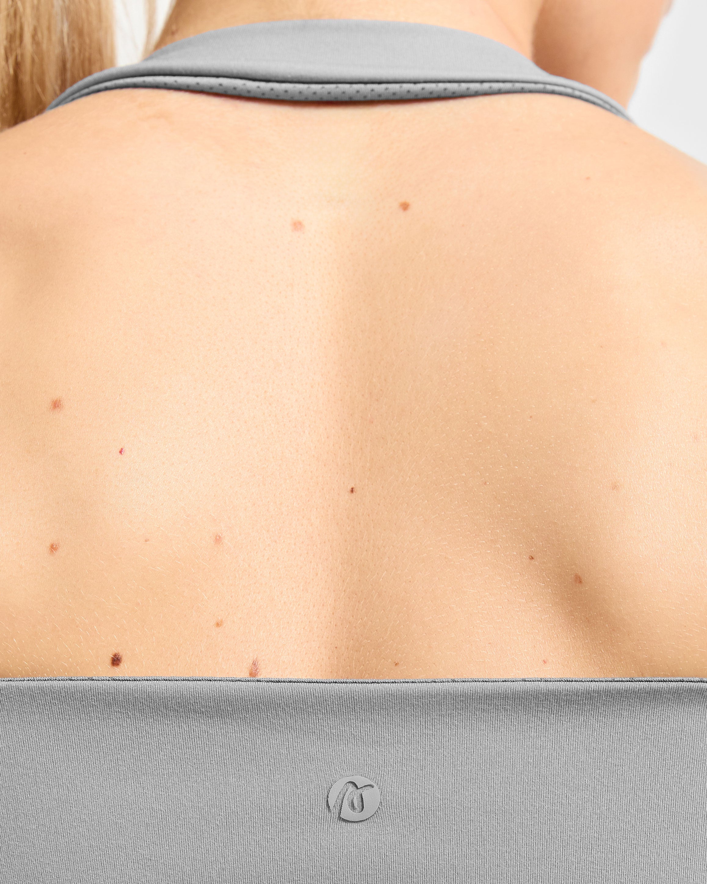 Staple Halterneck Crop Top - Grey